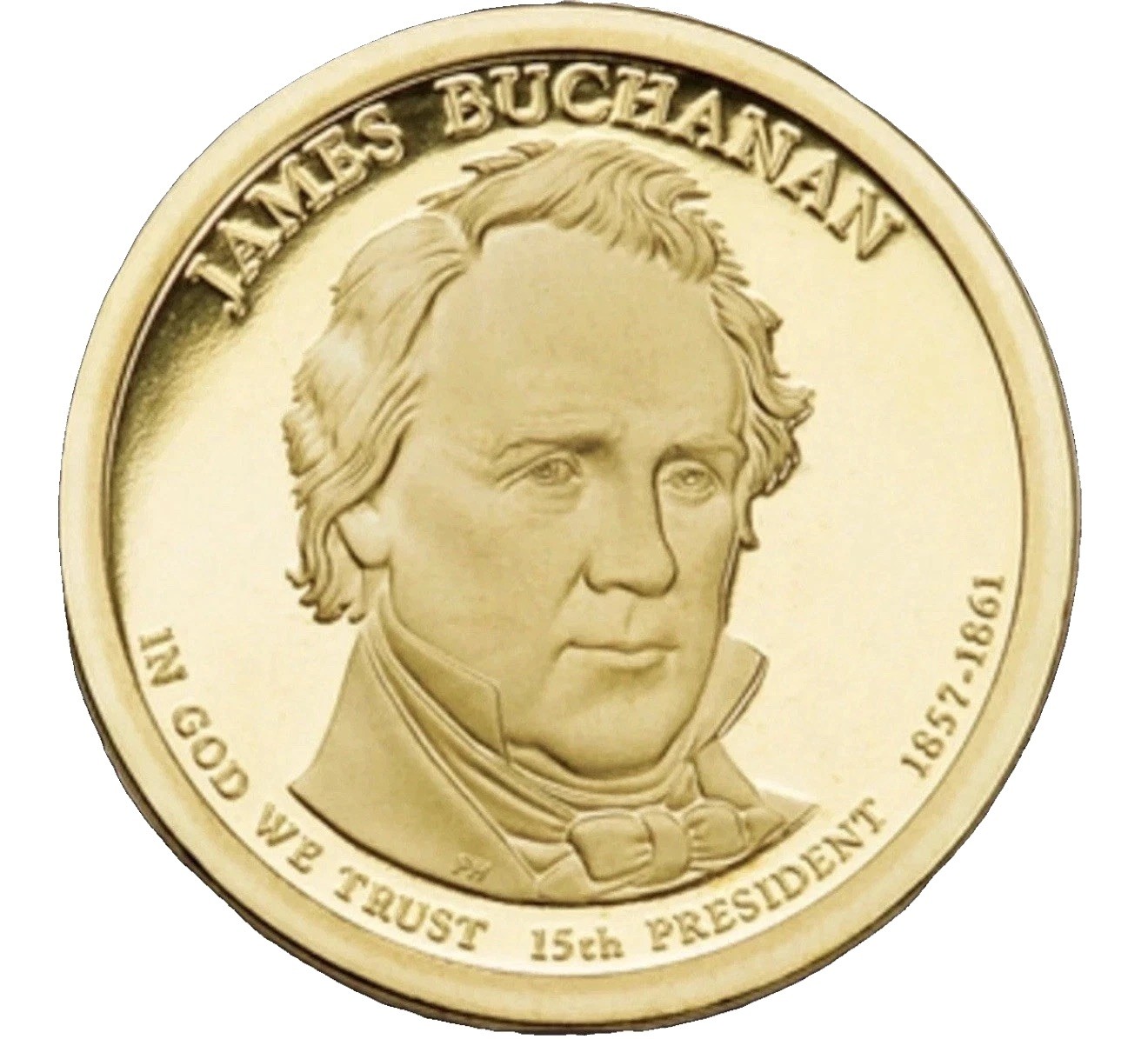 2010-S Gem James Buchanan Presidential $1 Dollar PROOF Coin FAST SHIPPING 2010-S Gem James Buchanan Presidential $1 Dollar PROOF Coin FAST SHIPPING