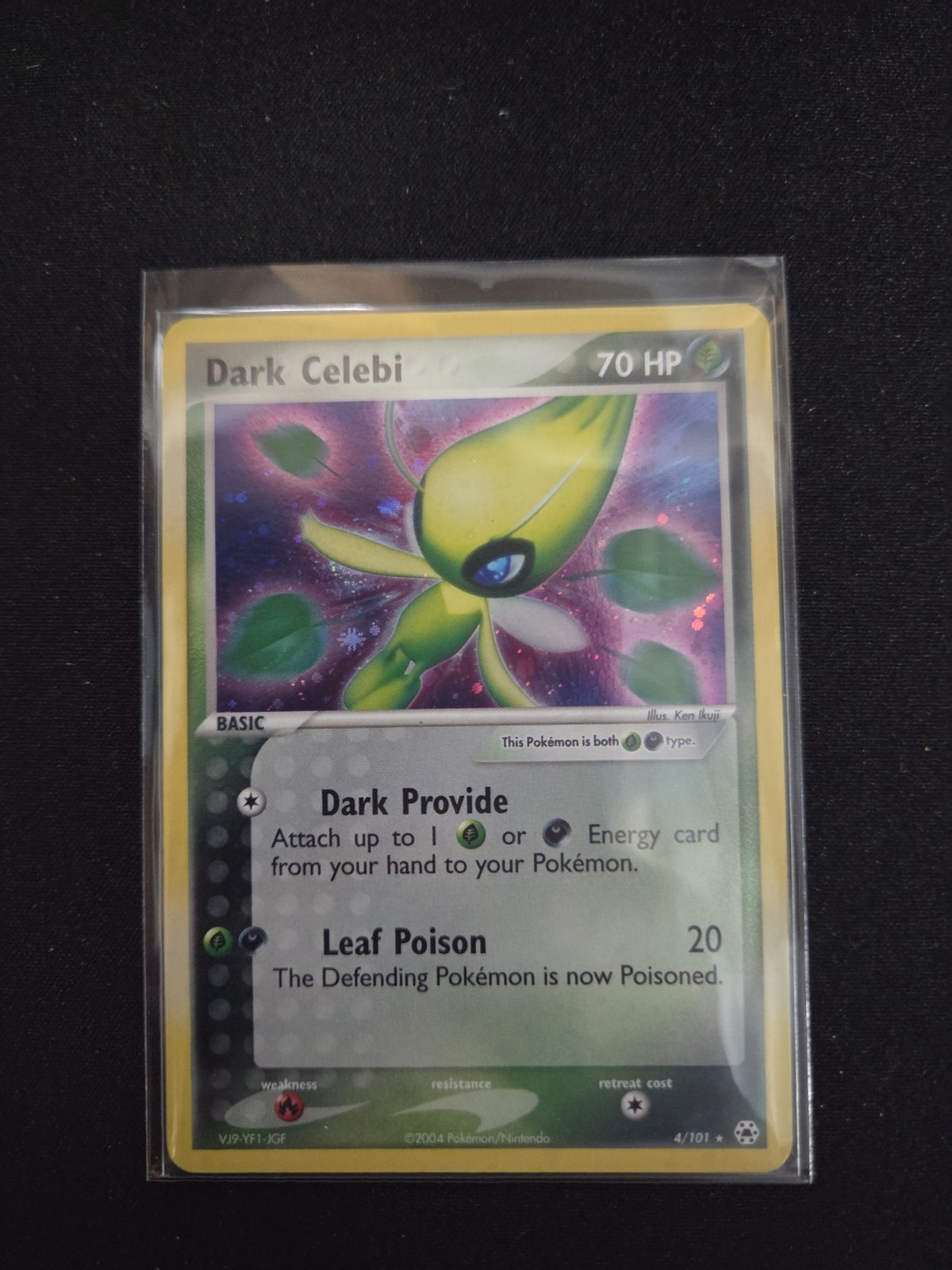 Dark Celebi 4/101 Holo Rare Holo 70 HP EX Hidden Legends MP/HP