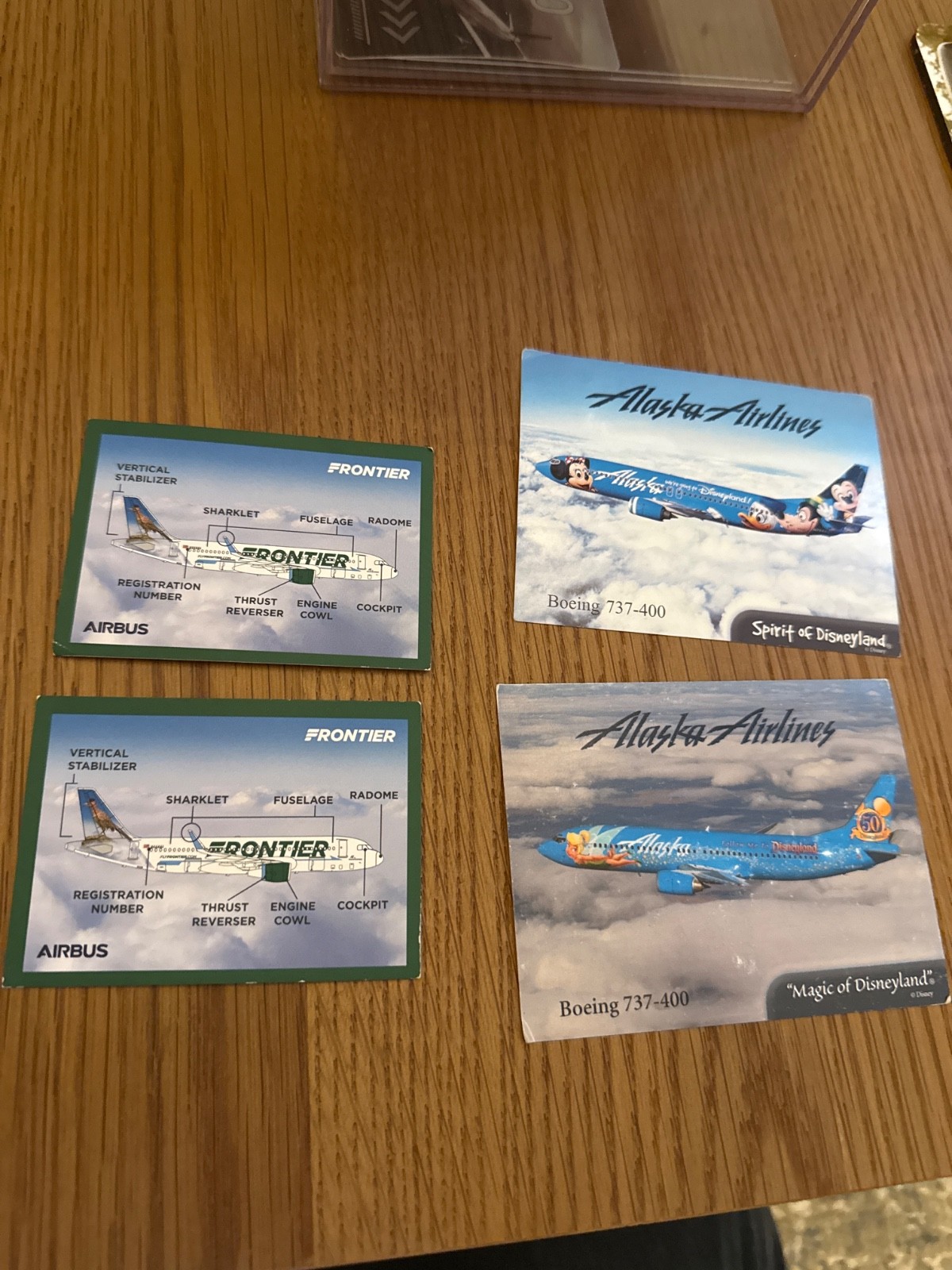 alaska airelines and frontier airlines cards
