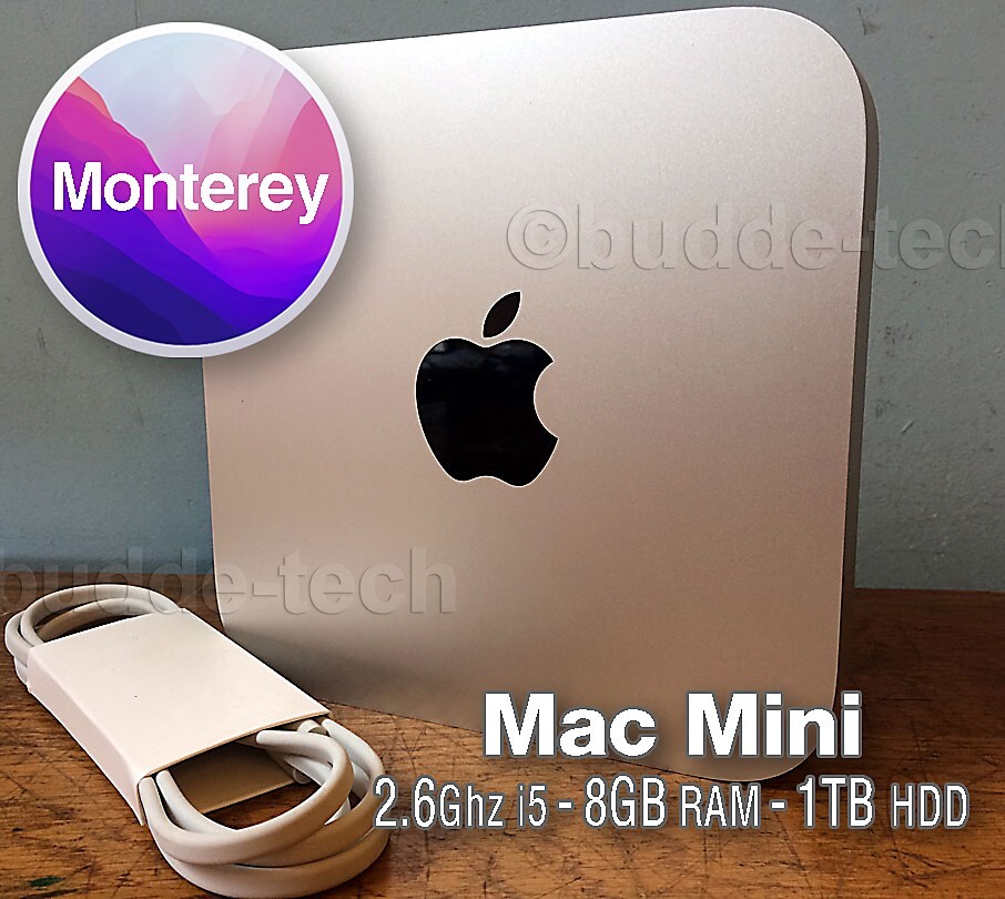 Mac Mini Desktop MGEN2LL/A 2.6GHz Core i5 8GB RAM 1TB HD Monterey (*2022 macOS) Mac Mini Desktop MGEN2LL/A 2.6GHz Core i5 8GB RAM 1TB HD Monterey (*2022 macOS)