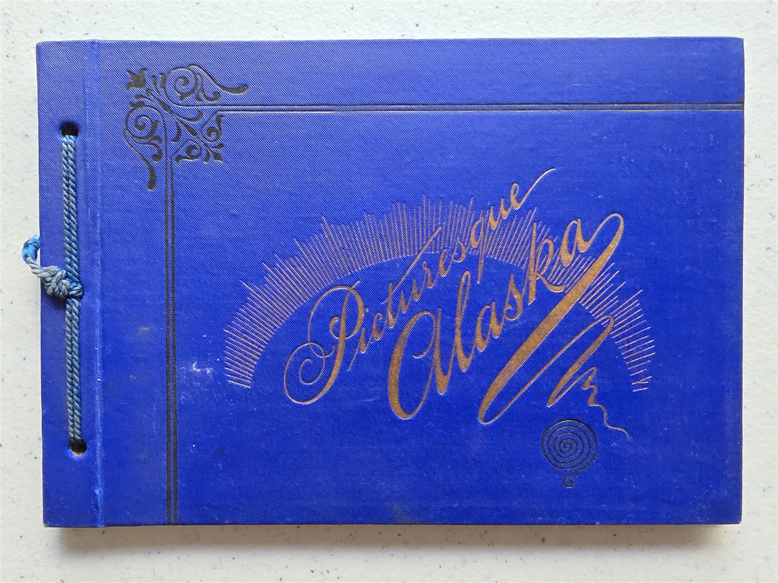 Picturesque Alaska Antique 1898 Book Portfolio of Photographs, 12 Photogravures