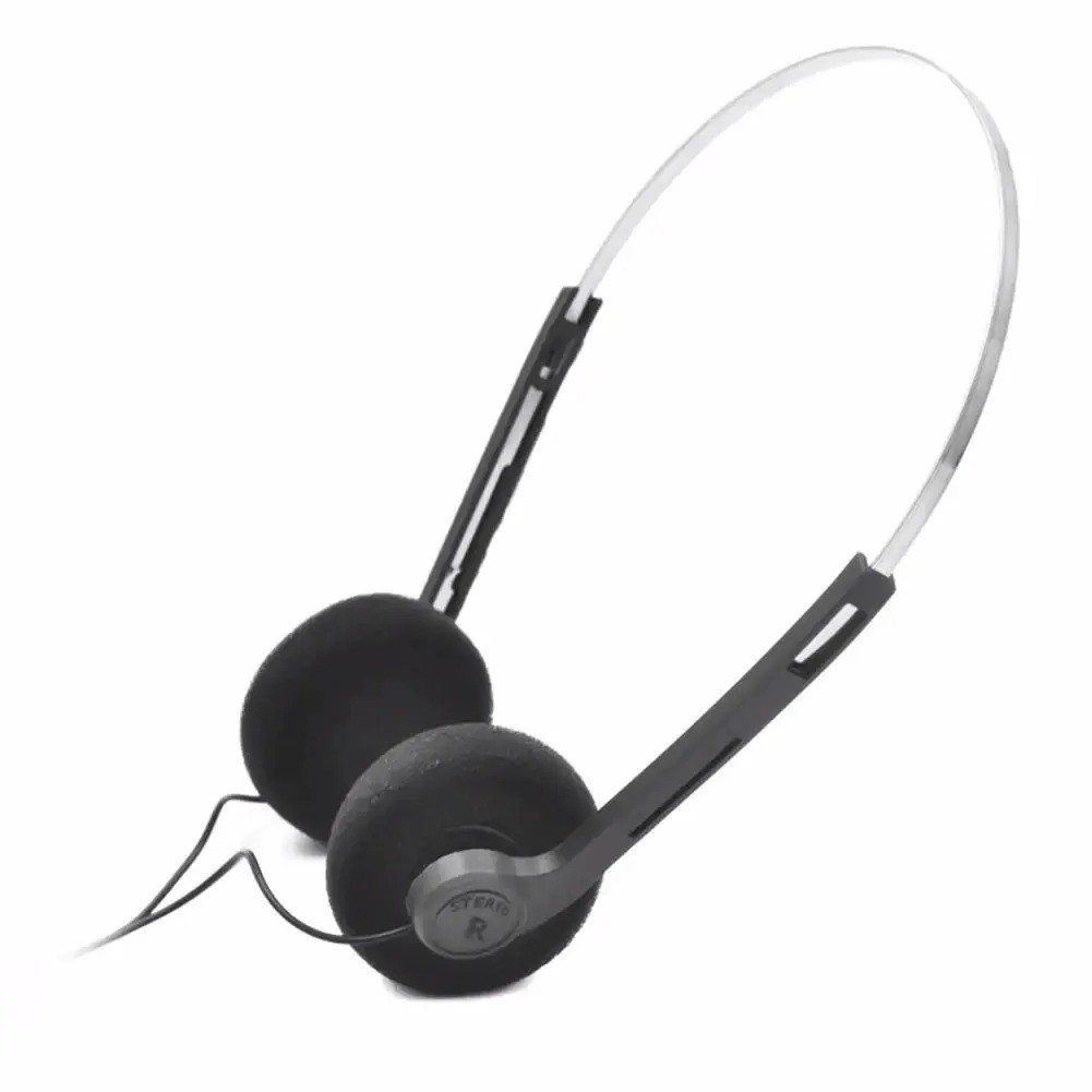 Vintage 80s 90s Headphone Music Mp3 Walkman Portable Wired Small Headphones
