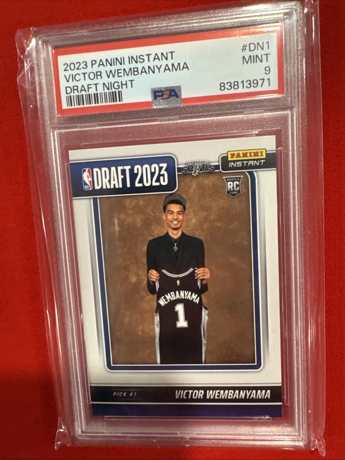 2023-24 Panini Instant Nba Draft Night - Victor Wembanyama #DN-1 PSA 9