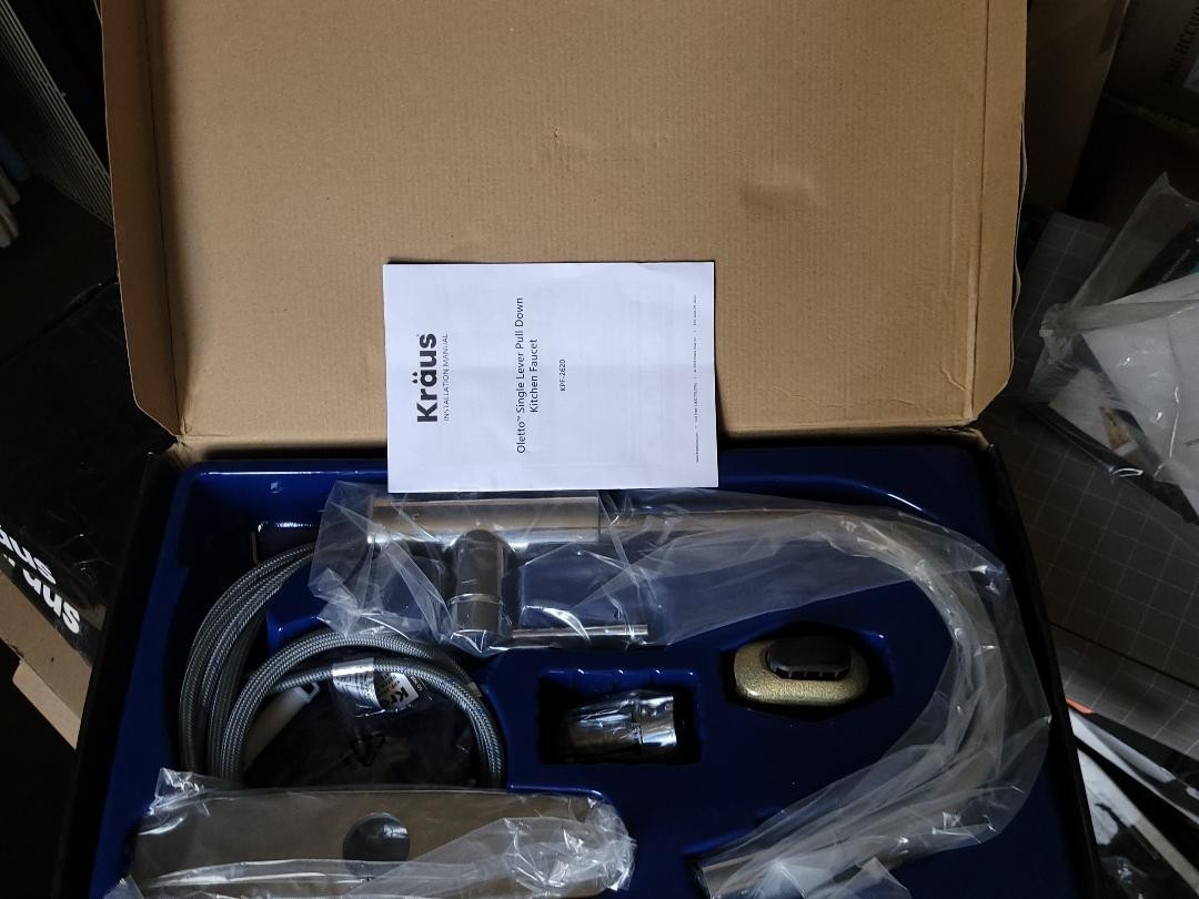 Kraus KPF2620CH Chrome Oletto Pull-Down Kitchen Faucet -OPEN BOX
