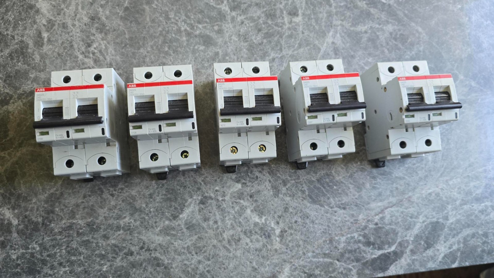 ABB S802-D40 40a 2 pole Circuit Breaker ABB S802-D40 40a 2 pole Circuit Breaker