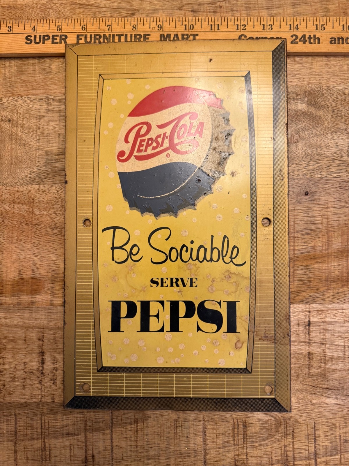pepsi sign vintage pepsi sign vintage