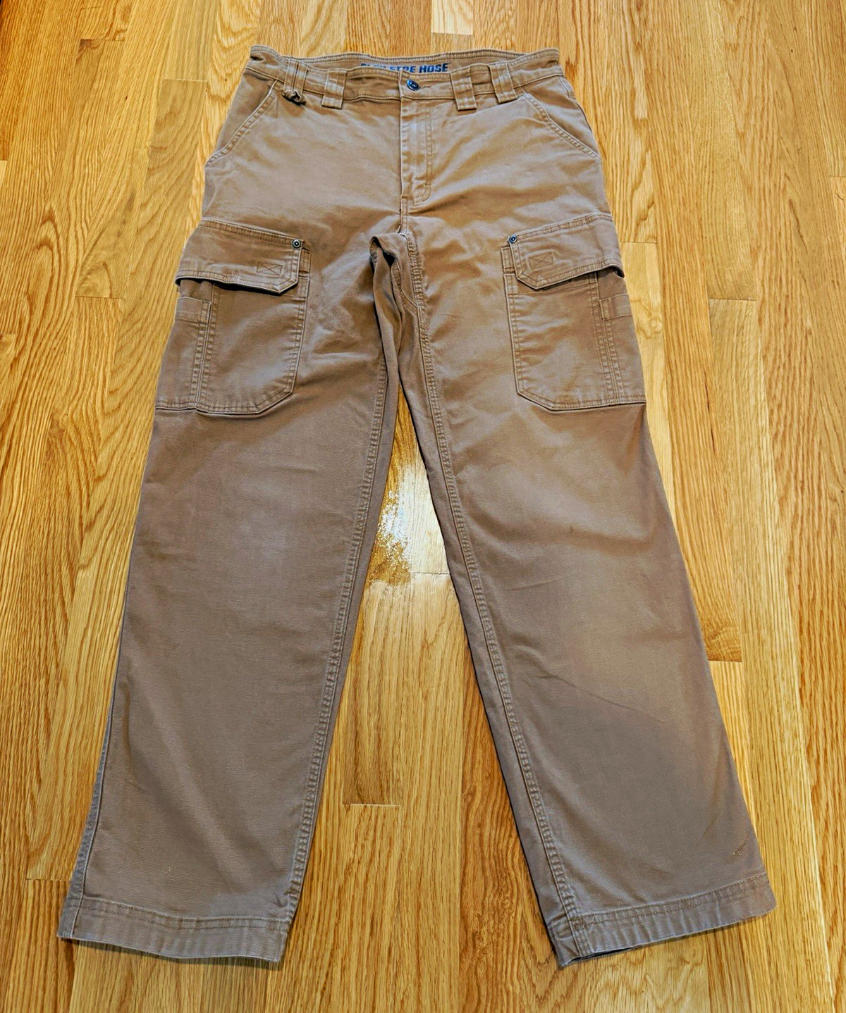 Duluth Trading Co Flex Fire Hose Brown Cargo Workwear Pants 33 x 32 Duluth Trading Co Flex Fire Hose Brown Cargo Workwear Pants 33 x 32