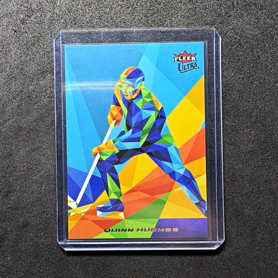 Upper Deck 2025-26 Fleer Ultra Quinn Hughes Angulars Insert Case Hit #ANG-5