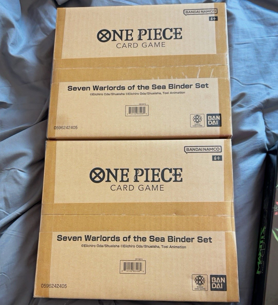 Bandai Namco One Piece Card Game Seven Warlords Binder Set Box (x2)