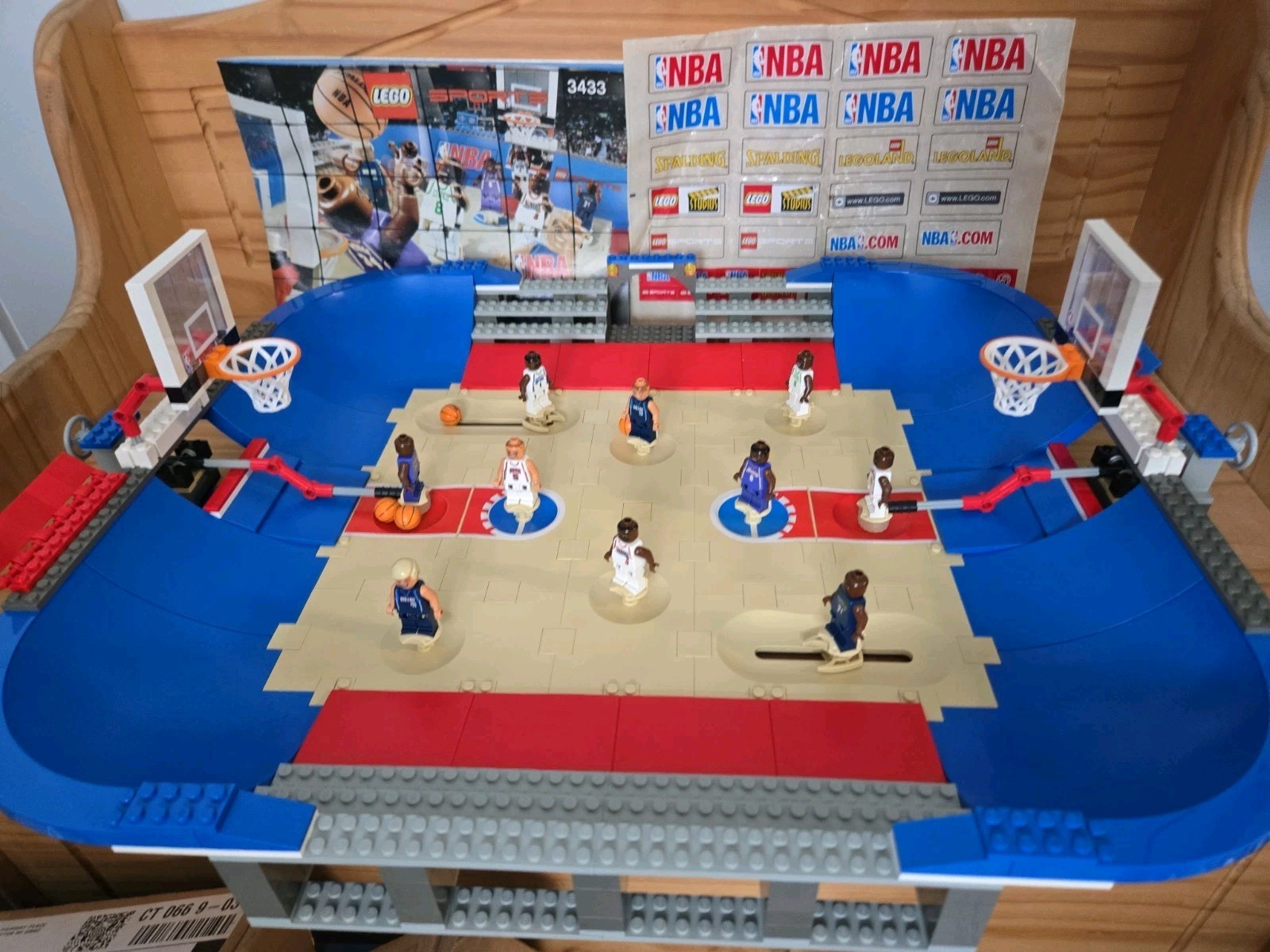 2003 LEGO 3433 - The Ultimate NBA Arena Sports Series 100% Complete & Accurate