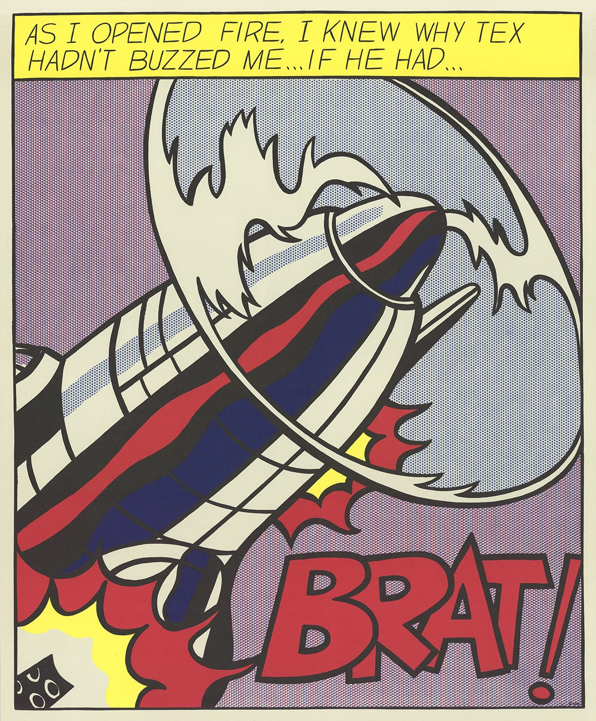 ROY LICHTENSTEIN As I Opened Fire (Panel 1 of 3) 25\