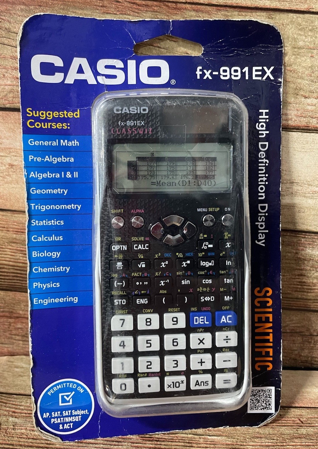 GENUINE Casio FX991EX Scientific Solar Handheld Calculator & Cover - NEW SEALED