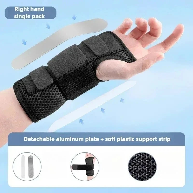 NEW Wrist Brace for Carpal Tunnel - Adjustable Night Support Brace with Splints