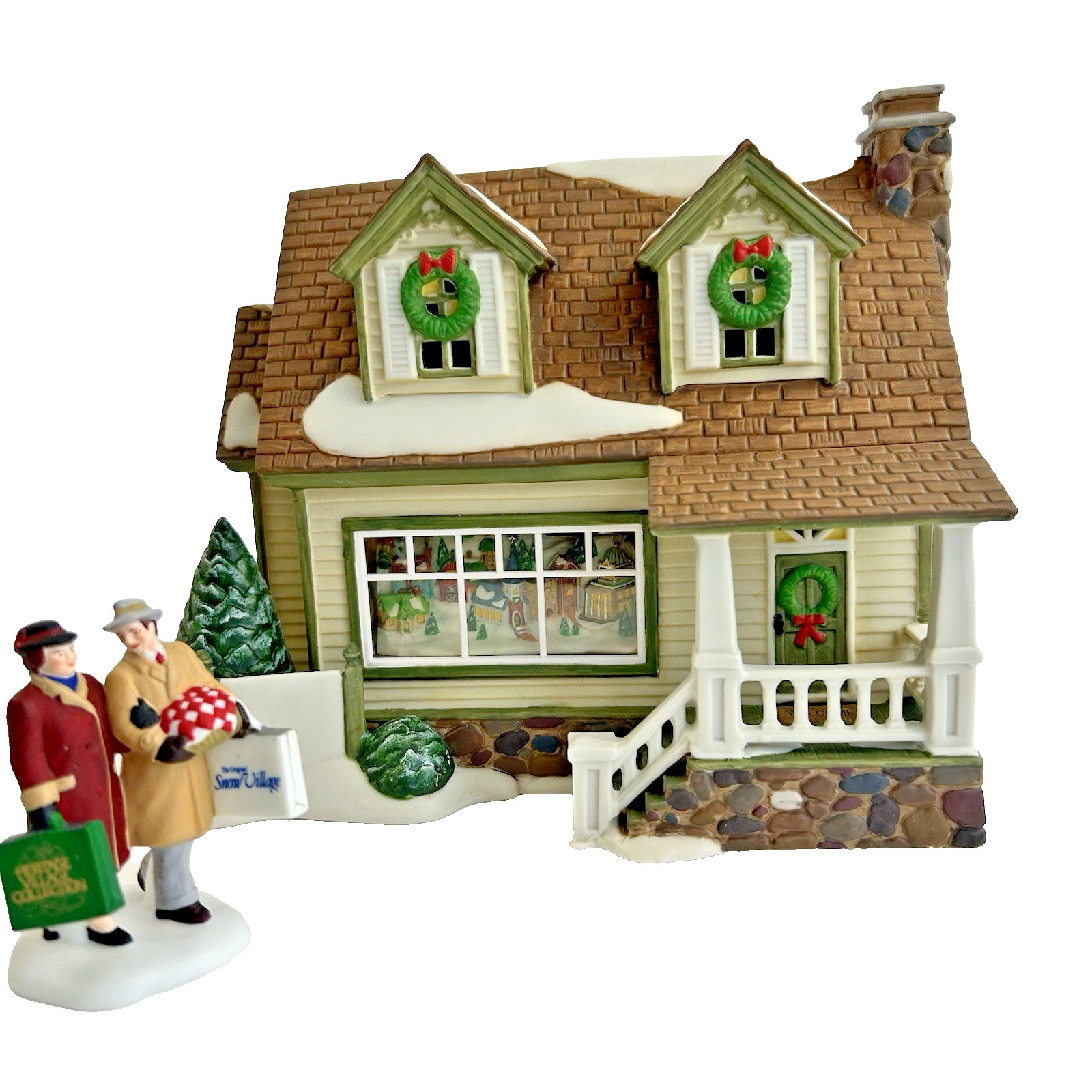 Dept 56 Collectors Club House #54800 Old Stock w/Light Cord Box Figurine Vintage