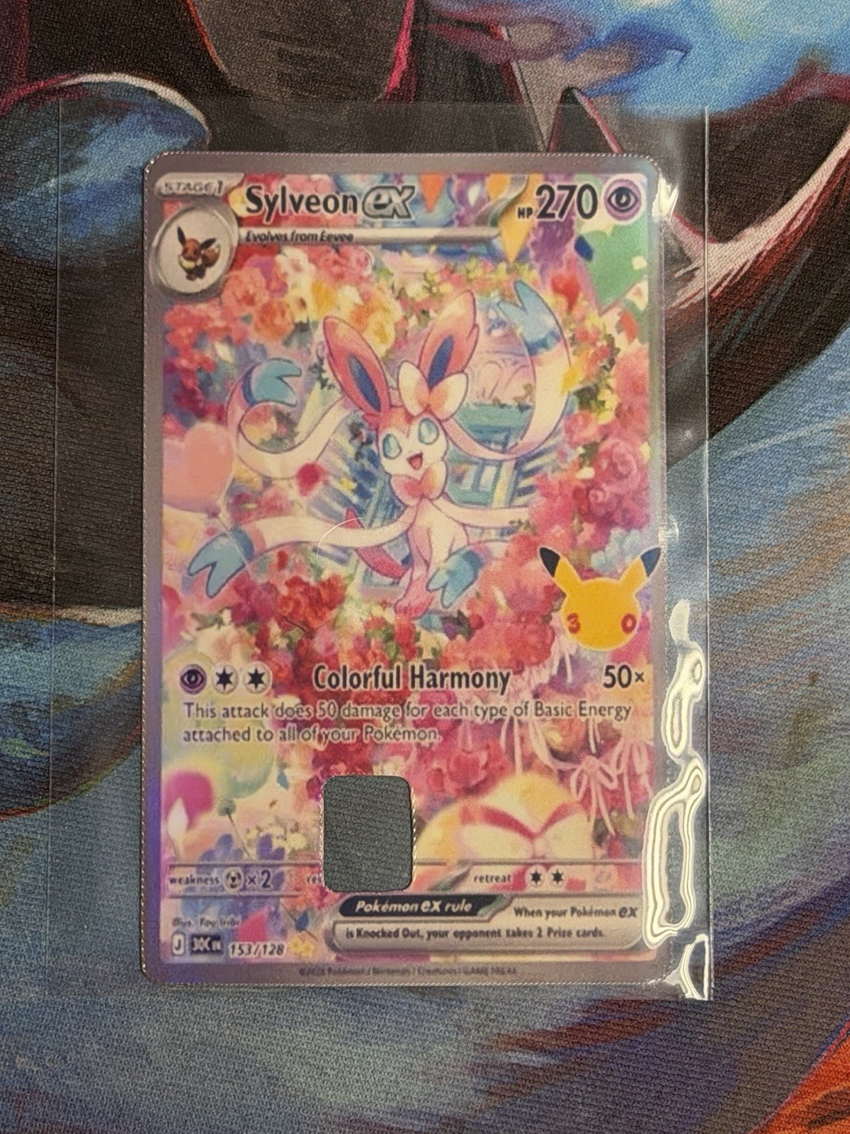Sylveon Ex 30th 153/128 CREDIT CARD SKIN