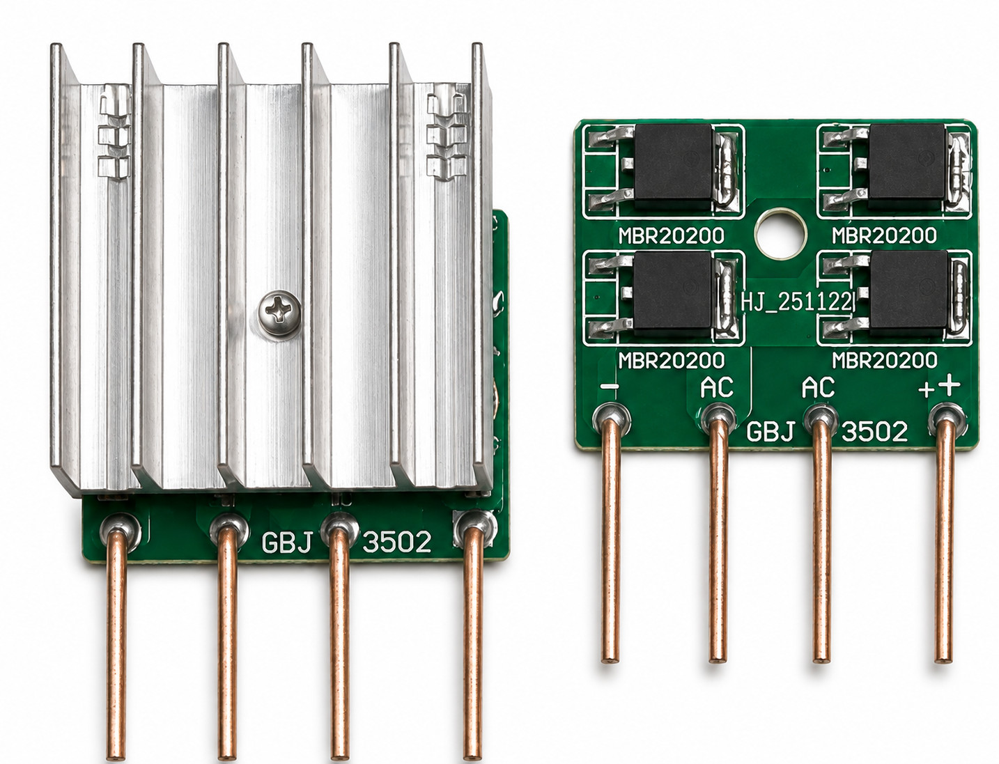 Valab Audio Full Bridge Rectifier - Ultra Low Noise by MBR20200  SCHOTTKY Diode