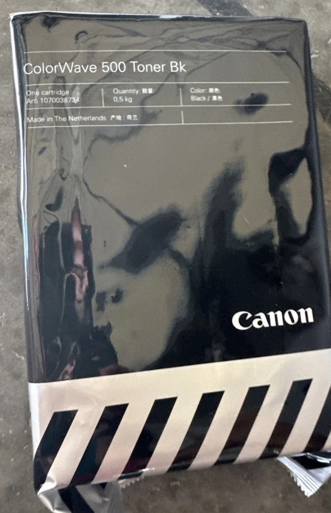 Genuine Canon Oce ColorWave 500 Black Toner Pearls 1070038734 - New Sealed Genuine Canon Oce ColorWave 500 Black Toner Pearls 1070038734 - New Sealed