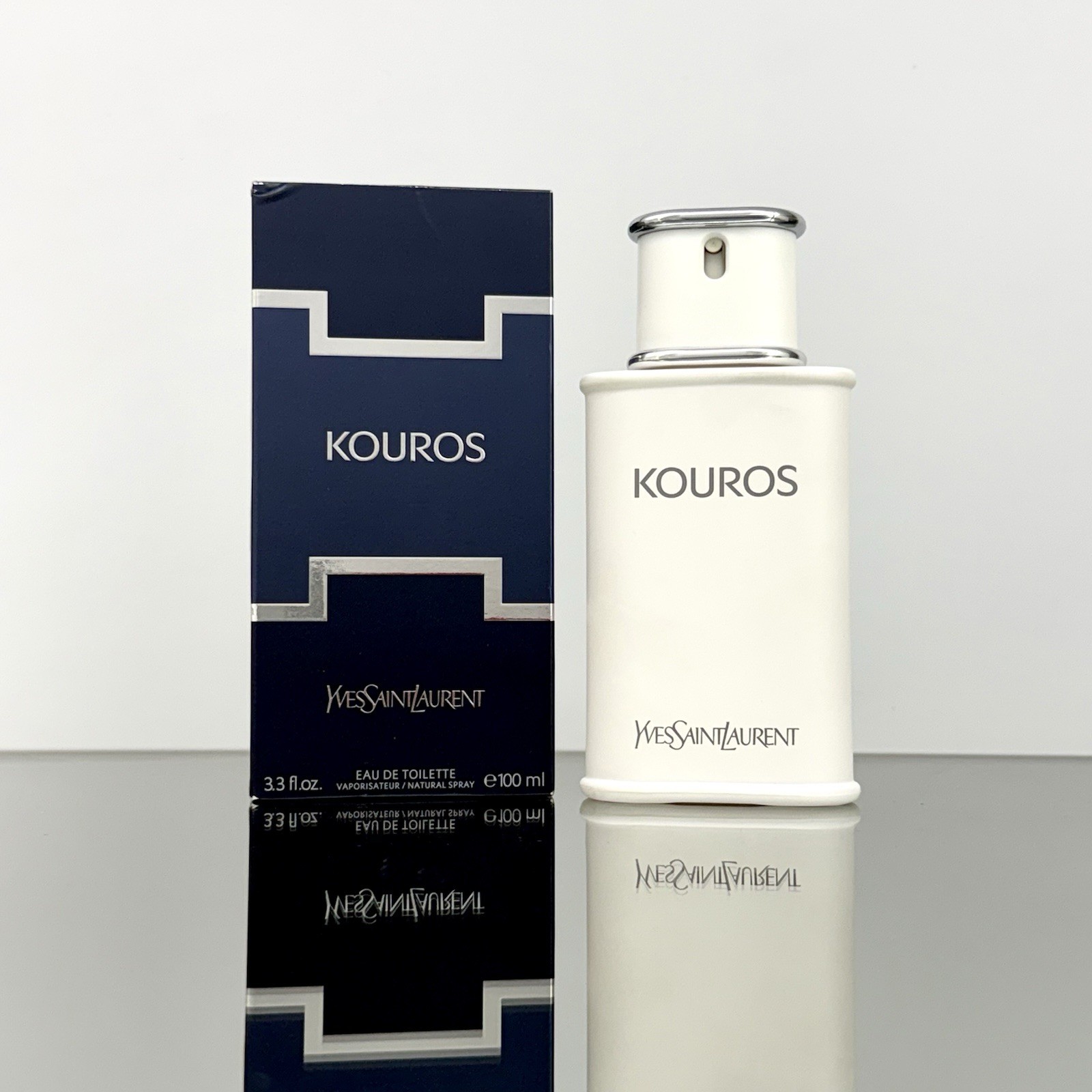 Ysl KOUROS Men Cologne 3.3oz-100ml EDT Spray NEW-SEALED (