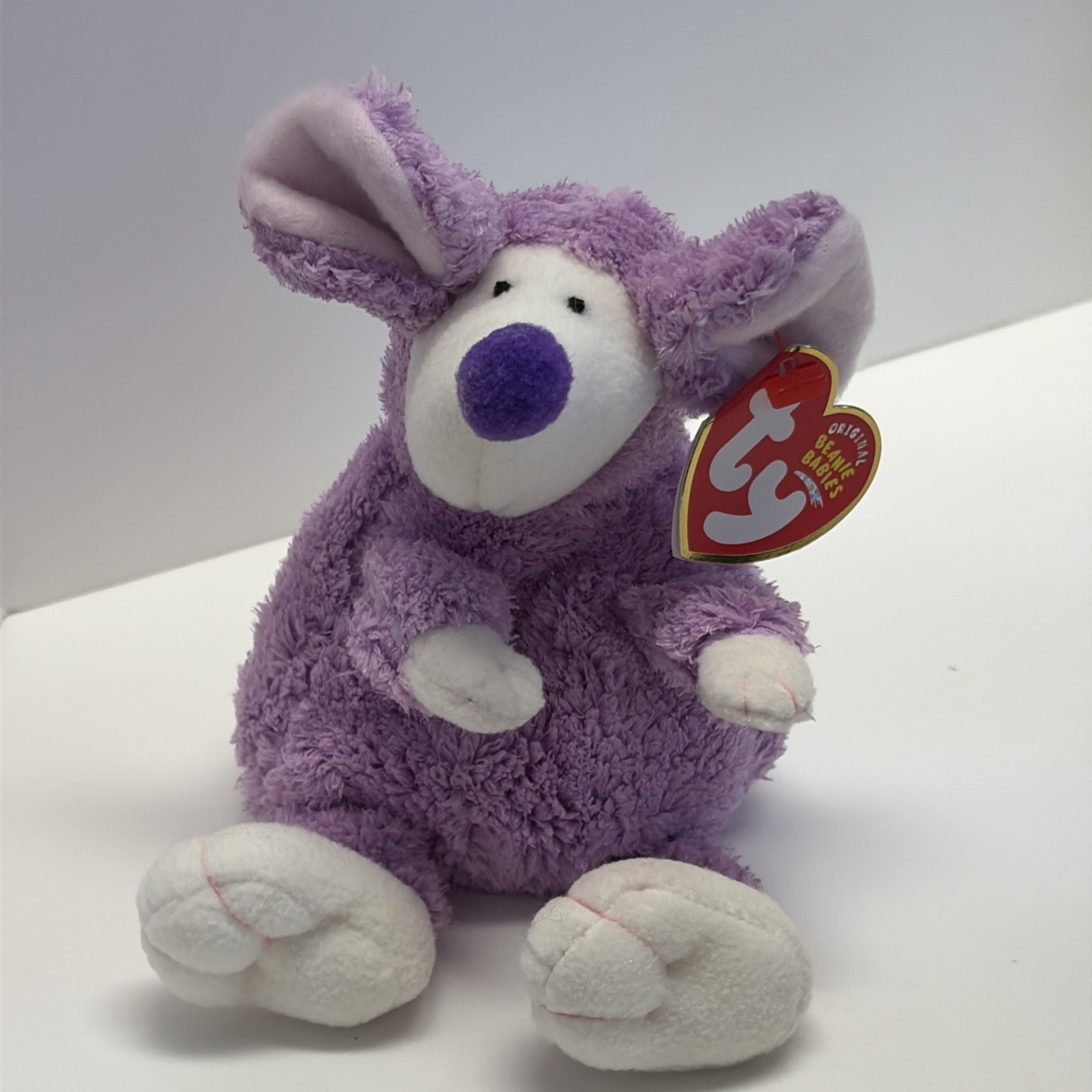 NEW NWT TY Beanie Babies  RATZO the Purple Rat 5.5\