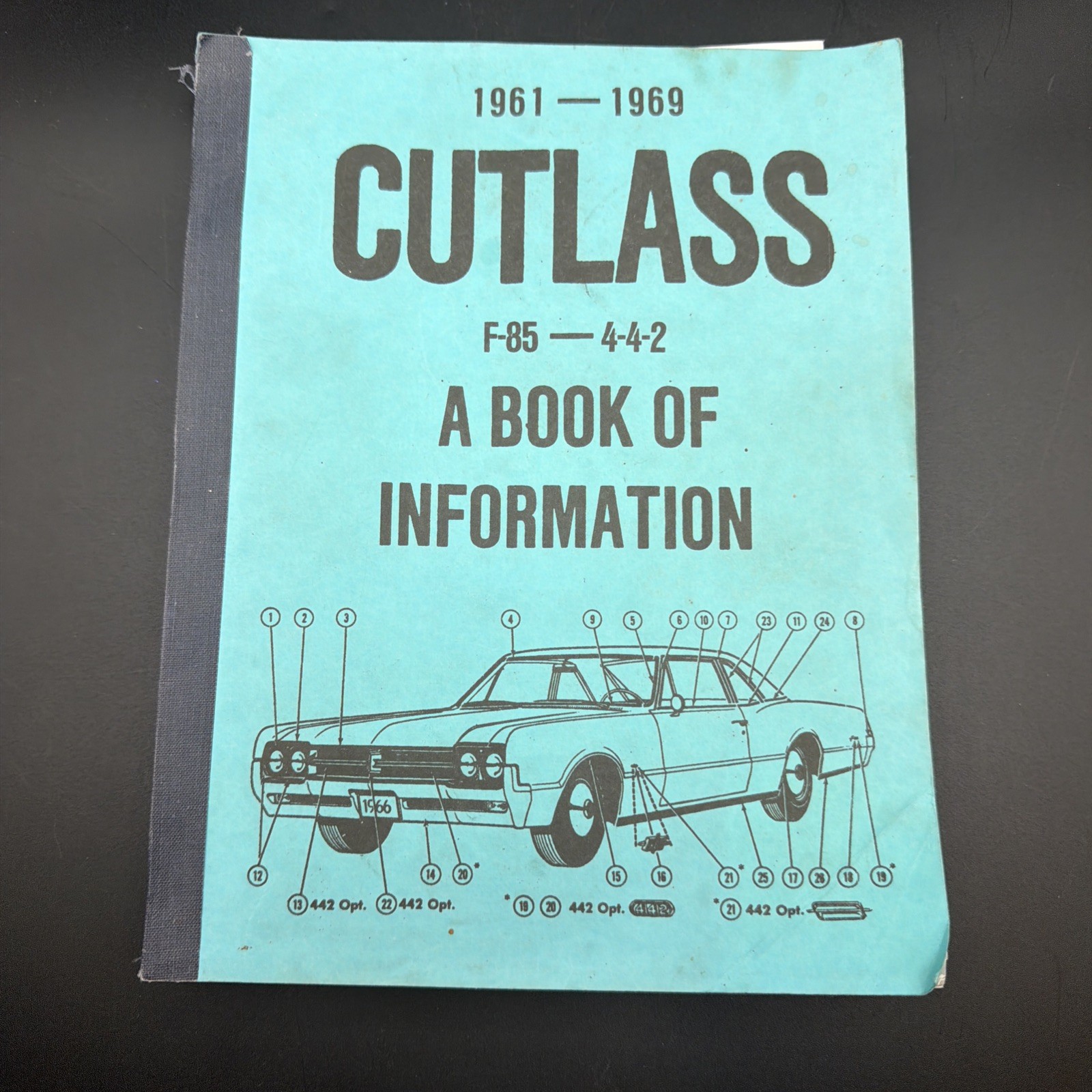 1961-1969 Oldsmobile Cutlass, F-85, and 442 Book of Information & Factory Specs 1961-1969 Oldsmobile Cutlass, F-85, and 442 Book of Information & Factory Specs