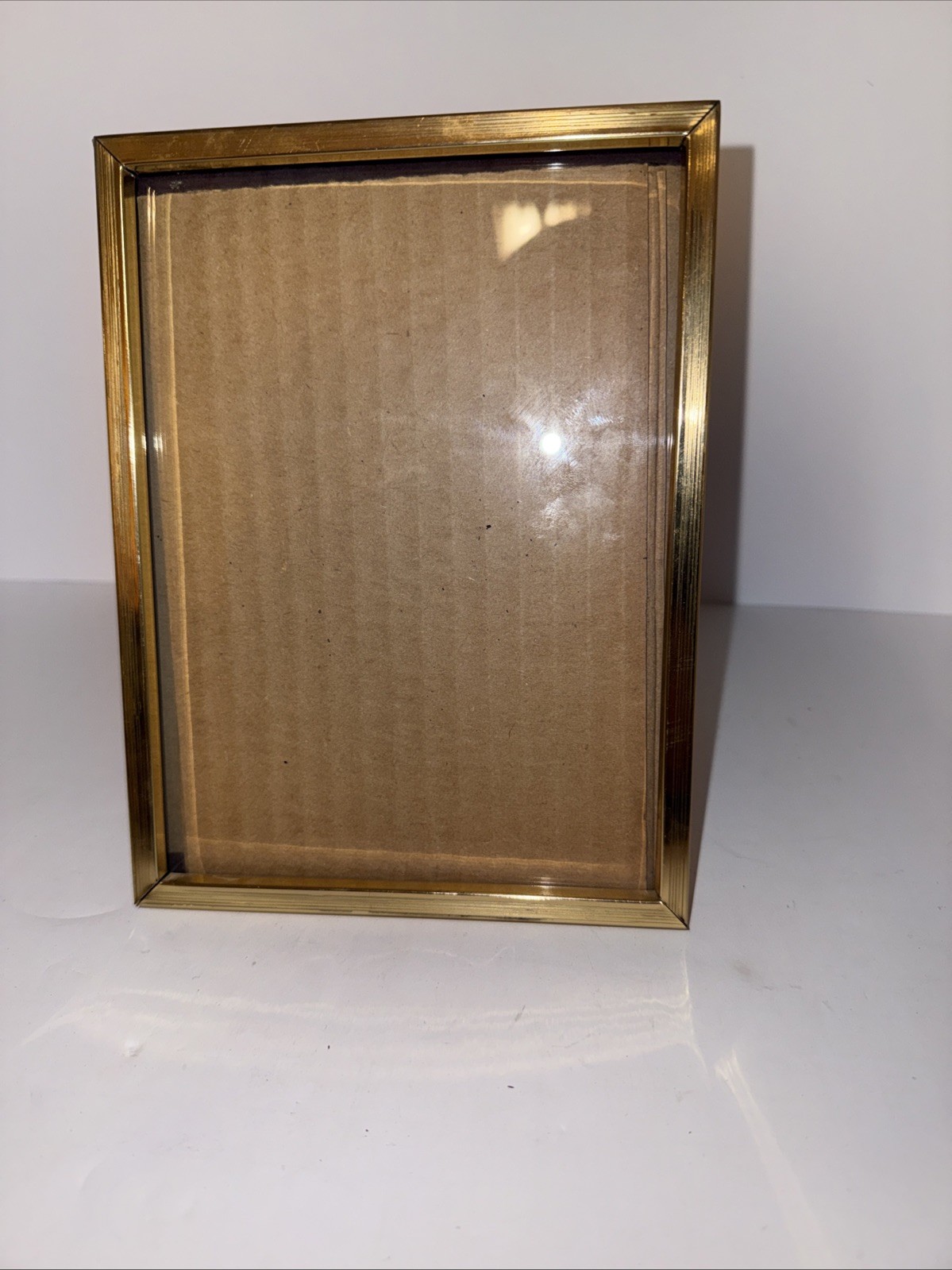 Vintage Set 2pcs Gold Metal Picture Frame 5.5”x7.5” Vintage Set 2pcs Gold Metal Picture Frame 5.5”x7.5”