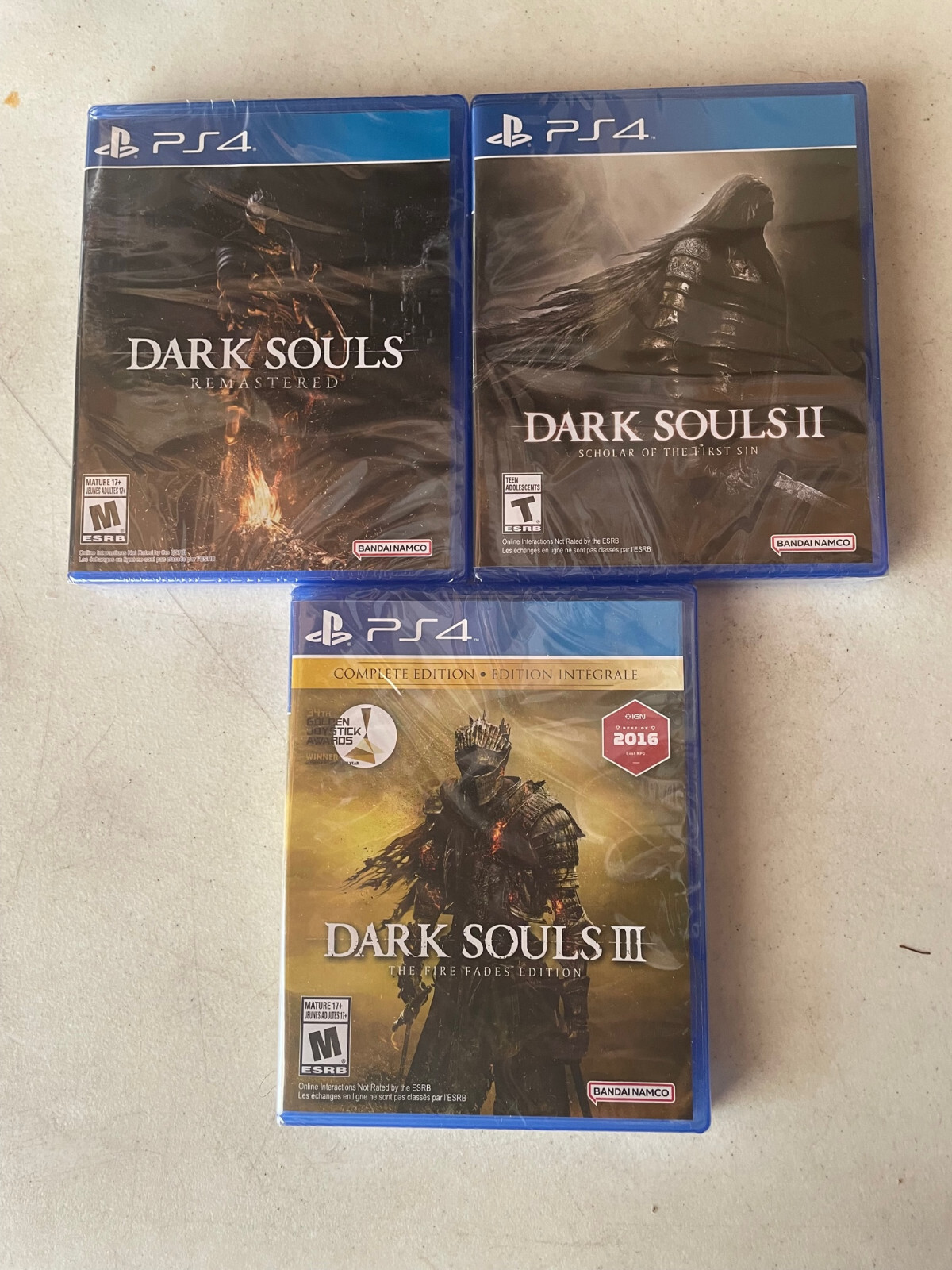 Dark Souls Trilogy PS4 Sony PlayStation 4 Brand New Factory Sealed All DLCs US Dark Souls Trilogy PS4 Sony PlayStation 4 Brand New Factory Sealed All DLCs US