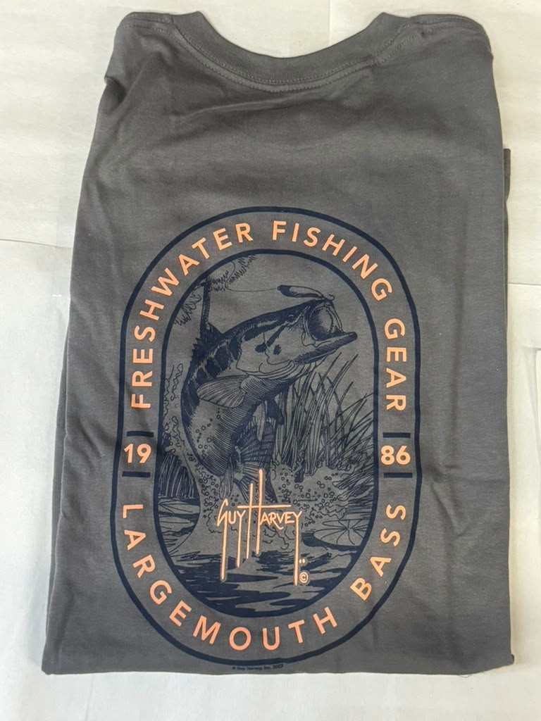 Guy Harvey Men\'s Freshwater Fishing Gear Short Sleeve T-Shirt Guy Harvey Men\'s Freshwater Fishing Gear Short Sleeve T-Shirt