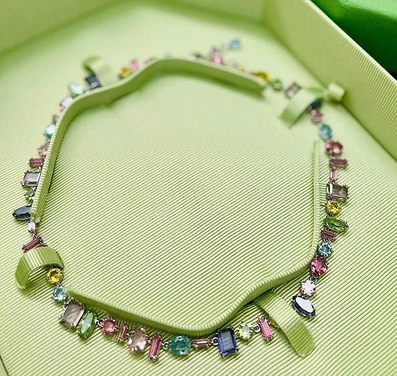 Swarovski Gema Radiant Dopamine Jewelry Candy Necklace Swarovski Gema Radiant Dopamine Jewelry Candy Necklace