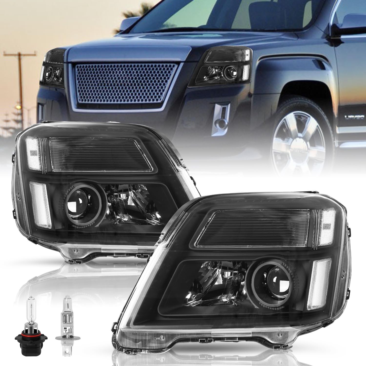 Fits For 2010-2015 GMC Terrain Headlight Assembly