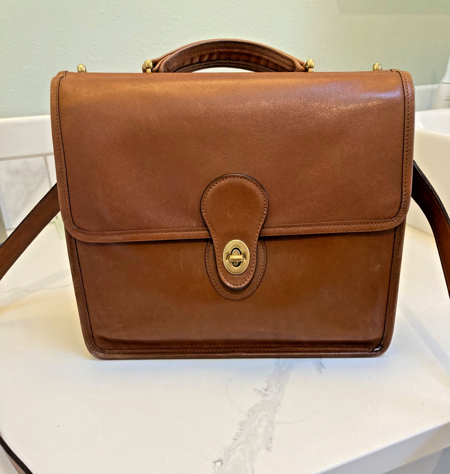 Coach Vintage Willis 9927 mahogany brown shoulder bag Coach Vintage Willis 9927 mahogany brown shoulder bag