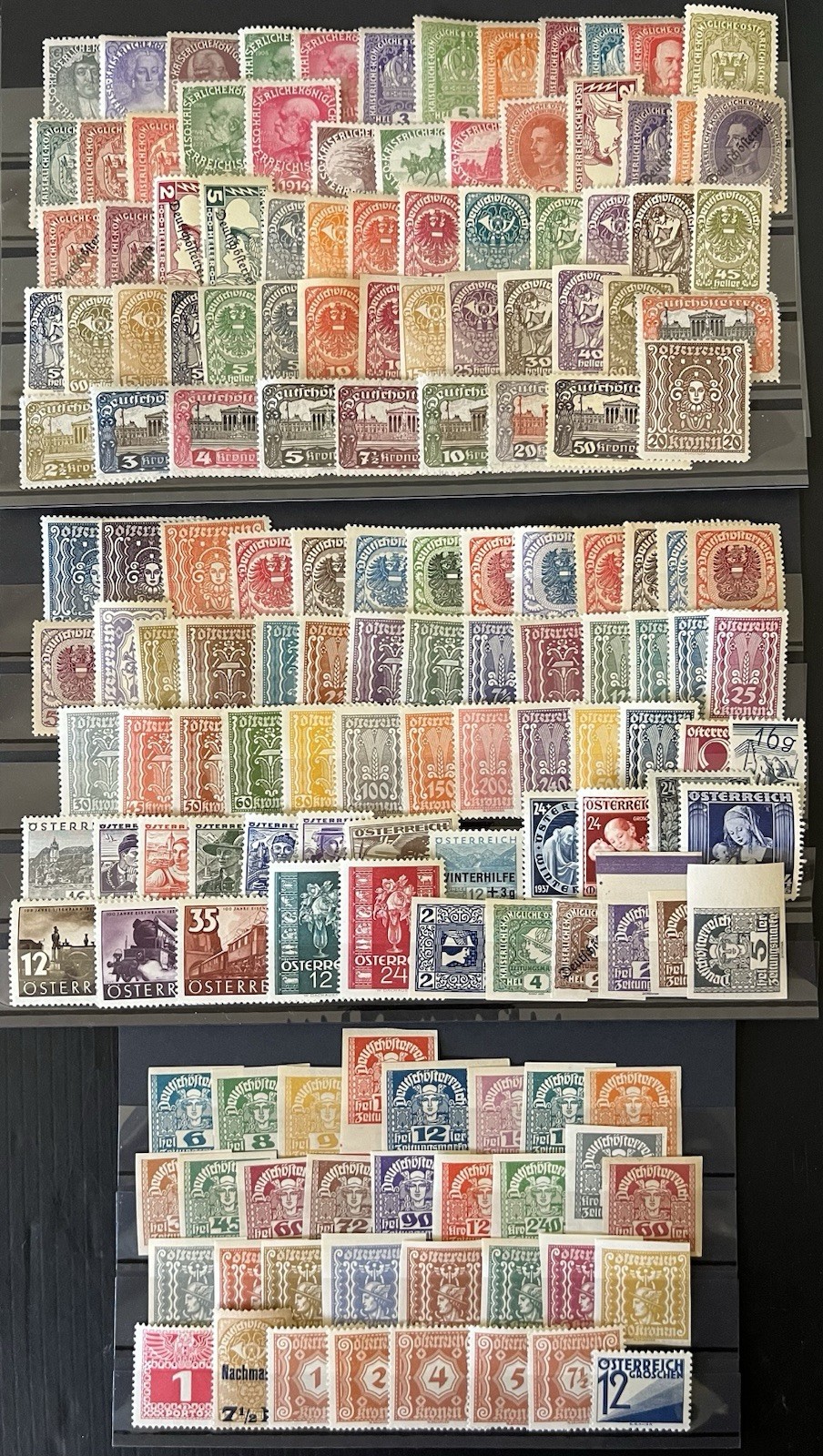 OLD AUSTRIA - German Austria/Austrian Empire - Great Collection of MNH Stamps