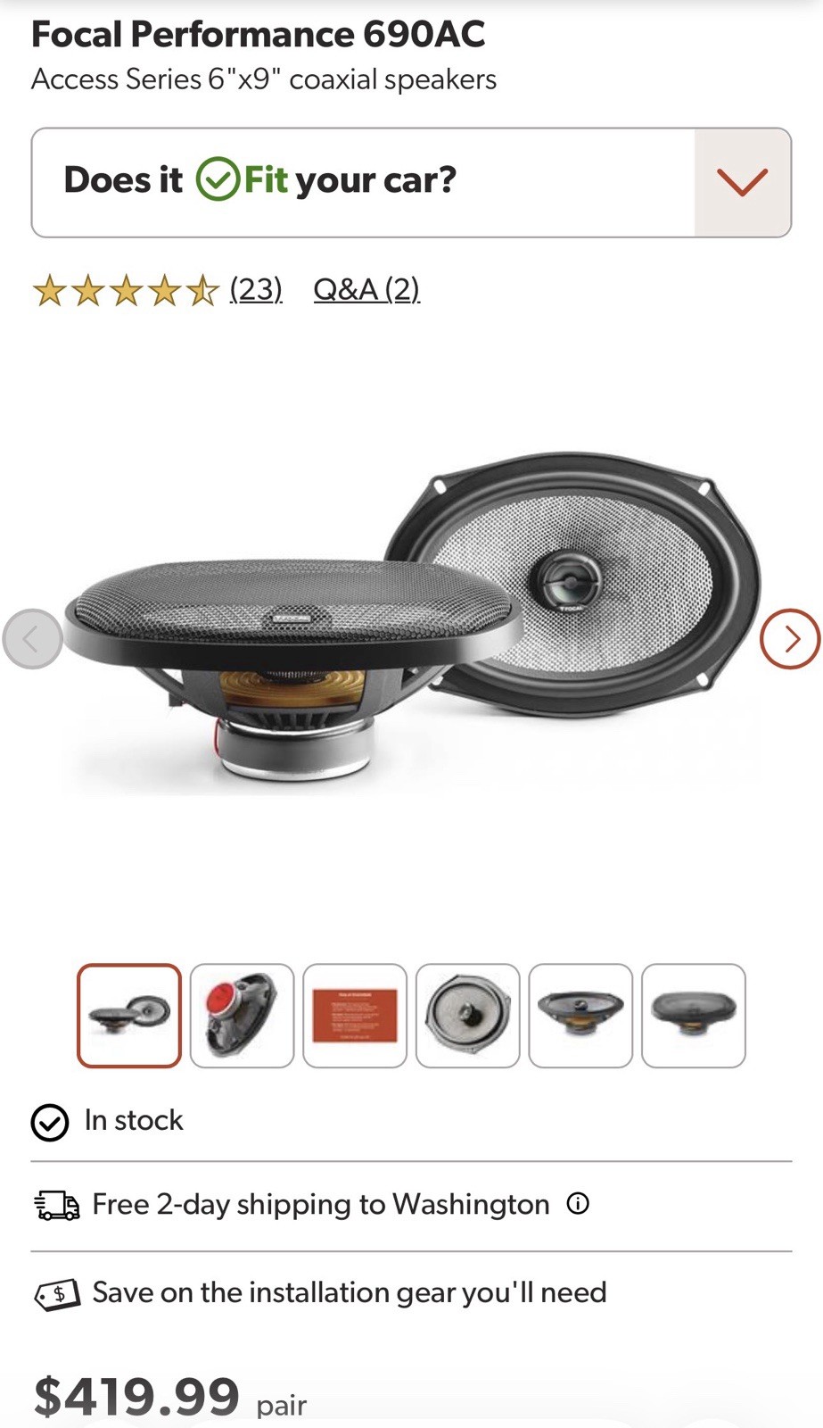 Focal Performance 690AC Access Series 6\