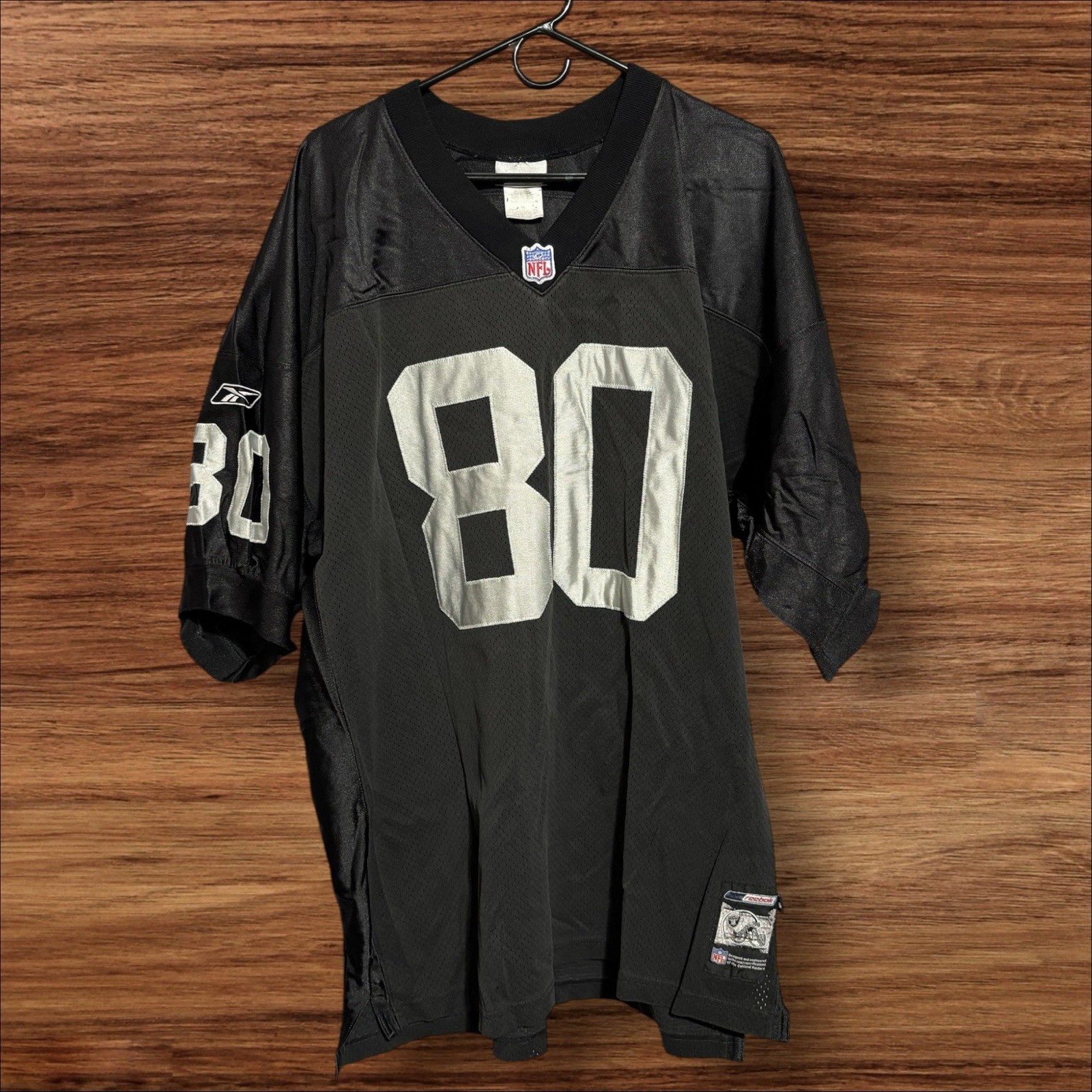 Vintage Reebok NFL Oakland Raiders Jerry Rice #80 Stitched Jersey Size 56