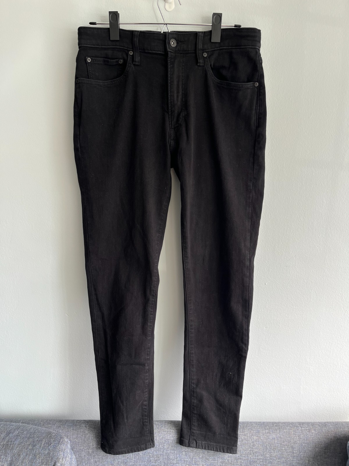 Uniqlo EZY Ultra Stretch Jeans - Black (Size Medium Men\'s)