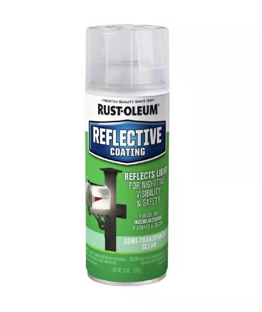 Reflective Finish Spray Paint, Clear/Semi-Transparent, Reflective, 10 oz, Aeroso Reflective Finish Spray Paint, Clear/Semi-Transparent, Reflective, 10 oz, Aeroso