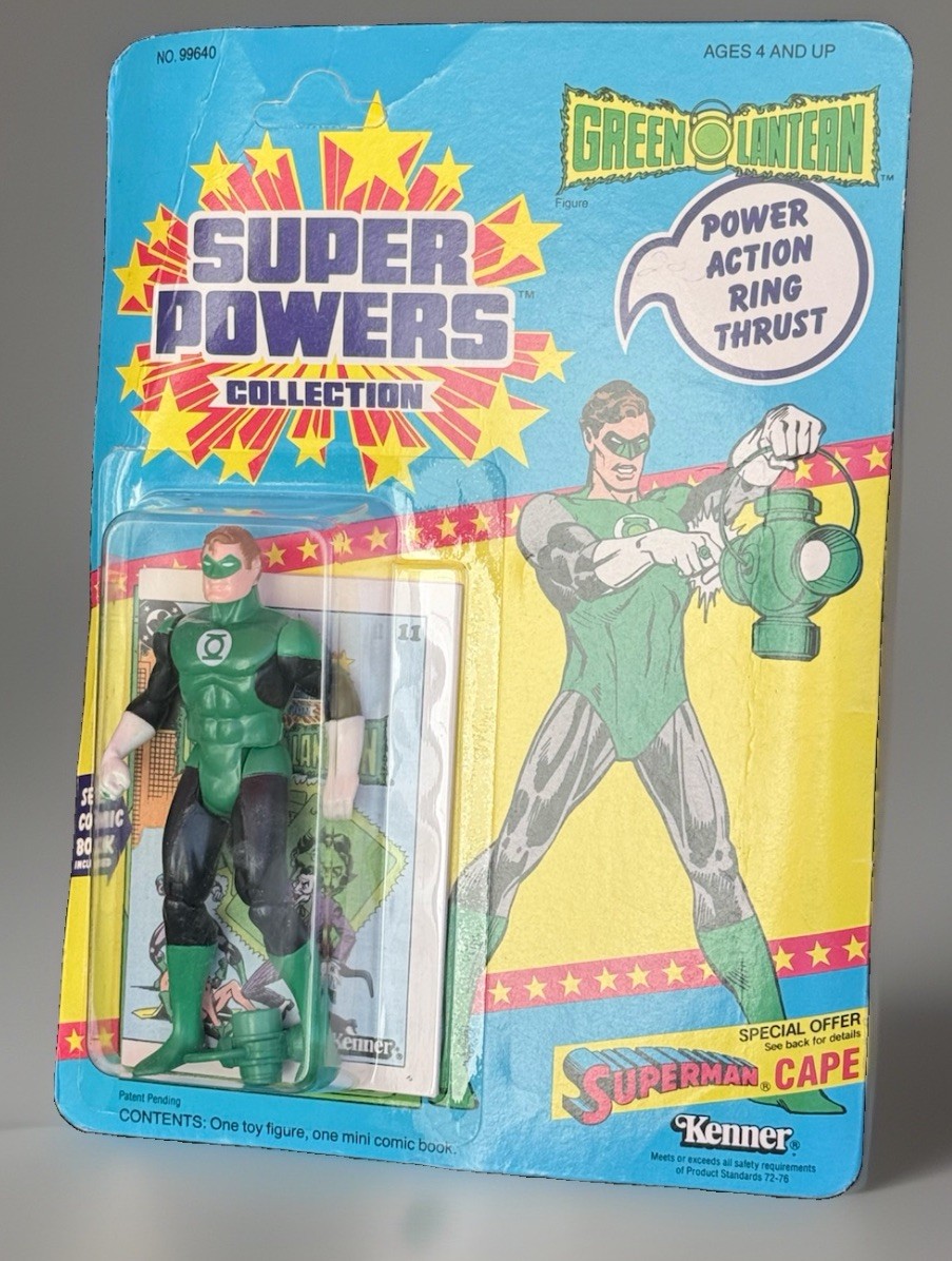 1984 Super Powers Green Lantern Action Figure Mini Comic Kenner Special Offer 1984 Super Powers Green Lantern Action Figure Mini Comic Kenner Special Offer