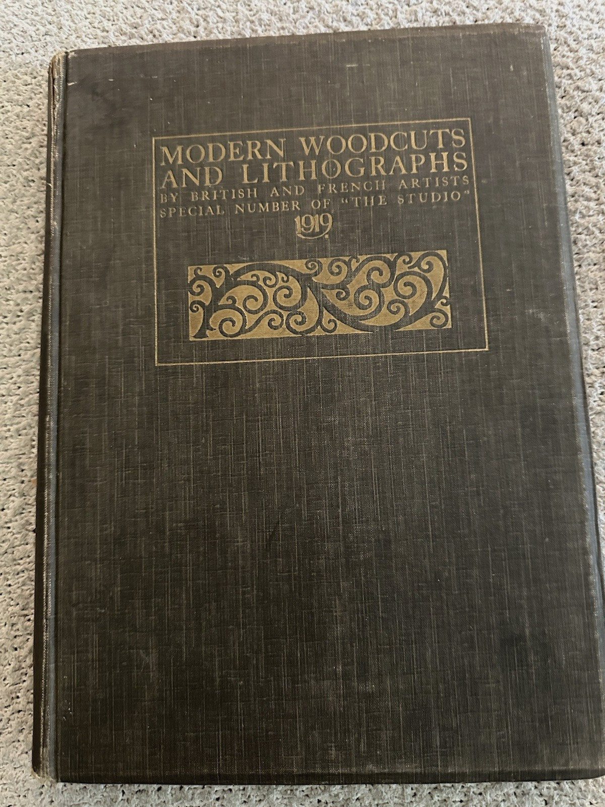 1919 1st Ed., Modern Woodcuts & Lithographs, C. Geoffrey Holme, Illustrated 1919 1st Ed., Modern Woodcuts & Lithographs, C. Geoffrey Holme, Illustrated