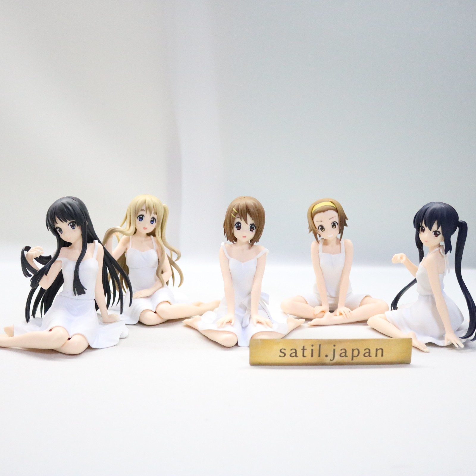 [USED] SEGA K-ON Yumemirize Yui Mio Ritsu Tsumugi Azusa 5 Figure Set