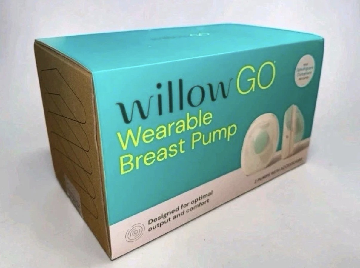 Willow Go Wearable Breast Pump Kit - Double, Electric, Hands Free - NEW