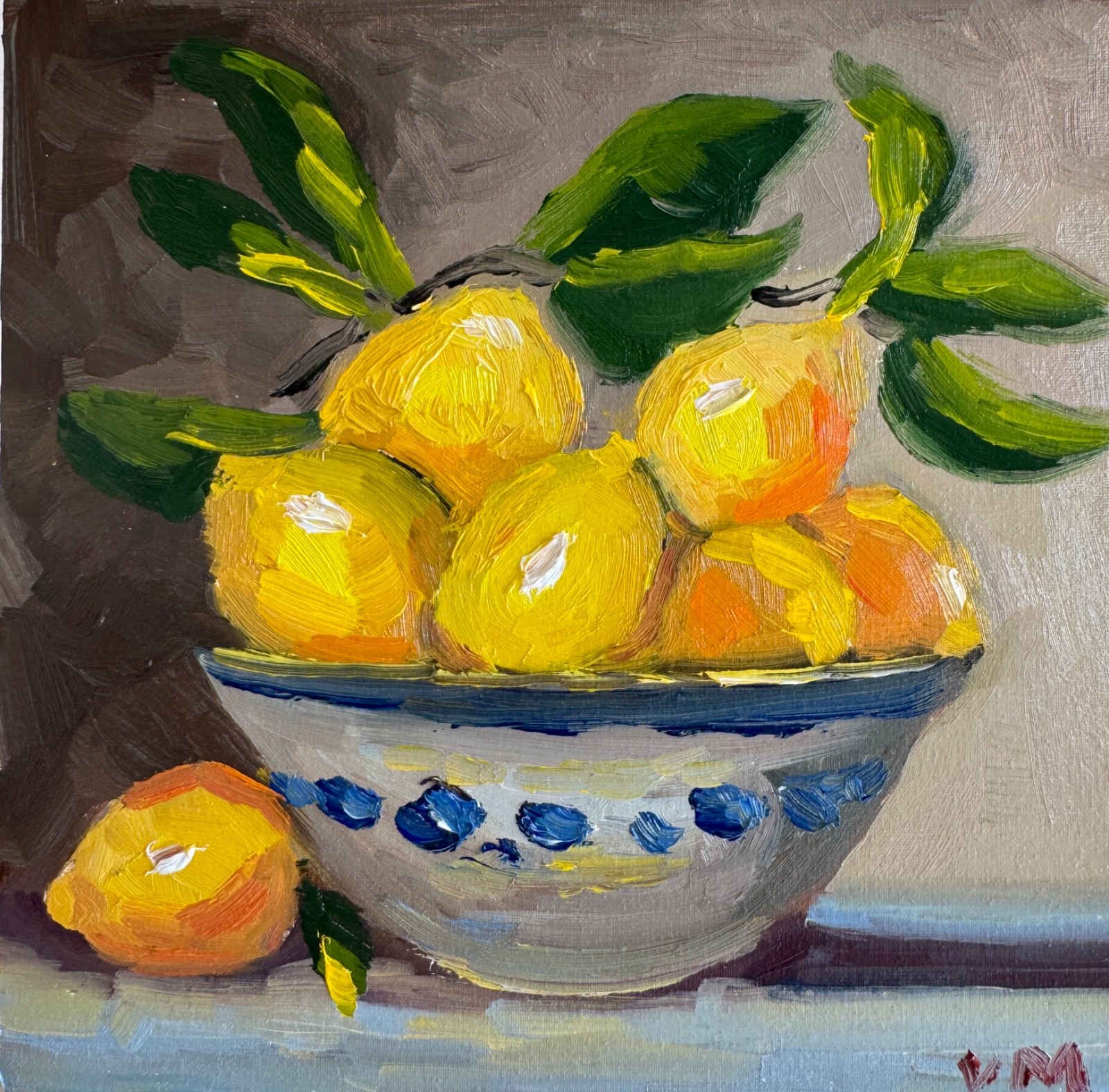 Lemons Original Oil Still Life Painting Impasto Canvas Kitchen Wall Art Decor Lemons Original Oil Still Life Painting Impasto Canvas Kitchen Wall Art Decor