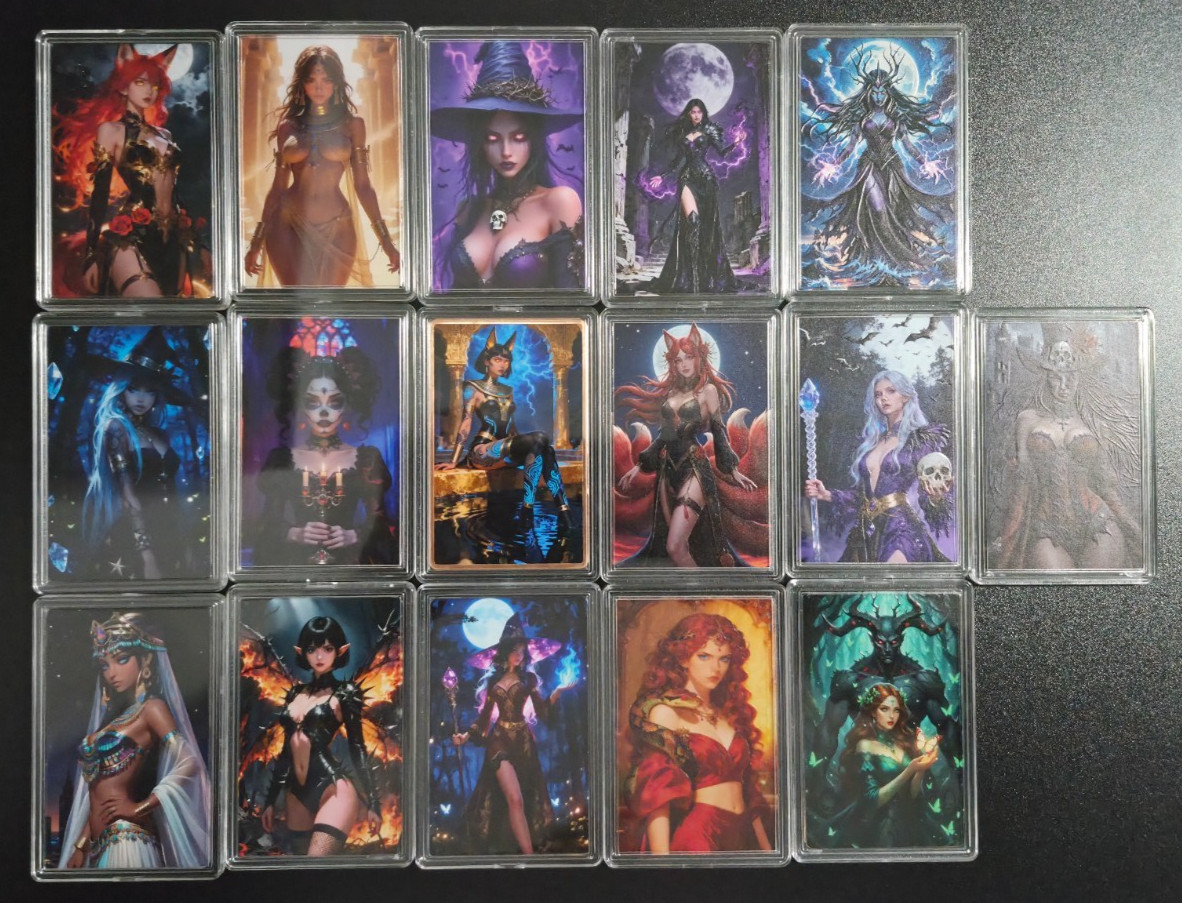 Complete Set Lot of 16 Copper Vixens 2026 1 ADVP OZ Art Card Slabs /w Capsules Complete Set Lot of 16 Copper Vixens 2026 1 ADVP OZ Art Card Slabs /w Capsules