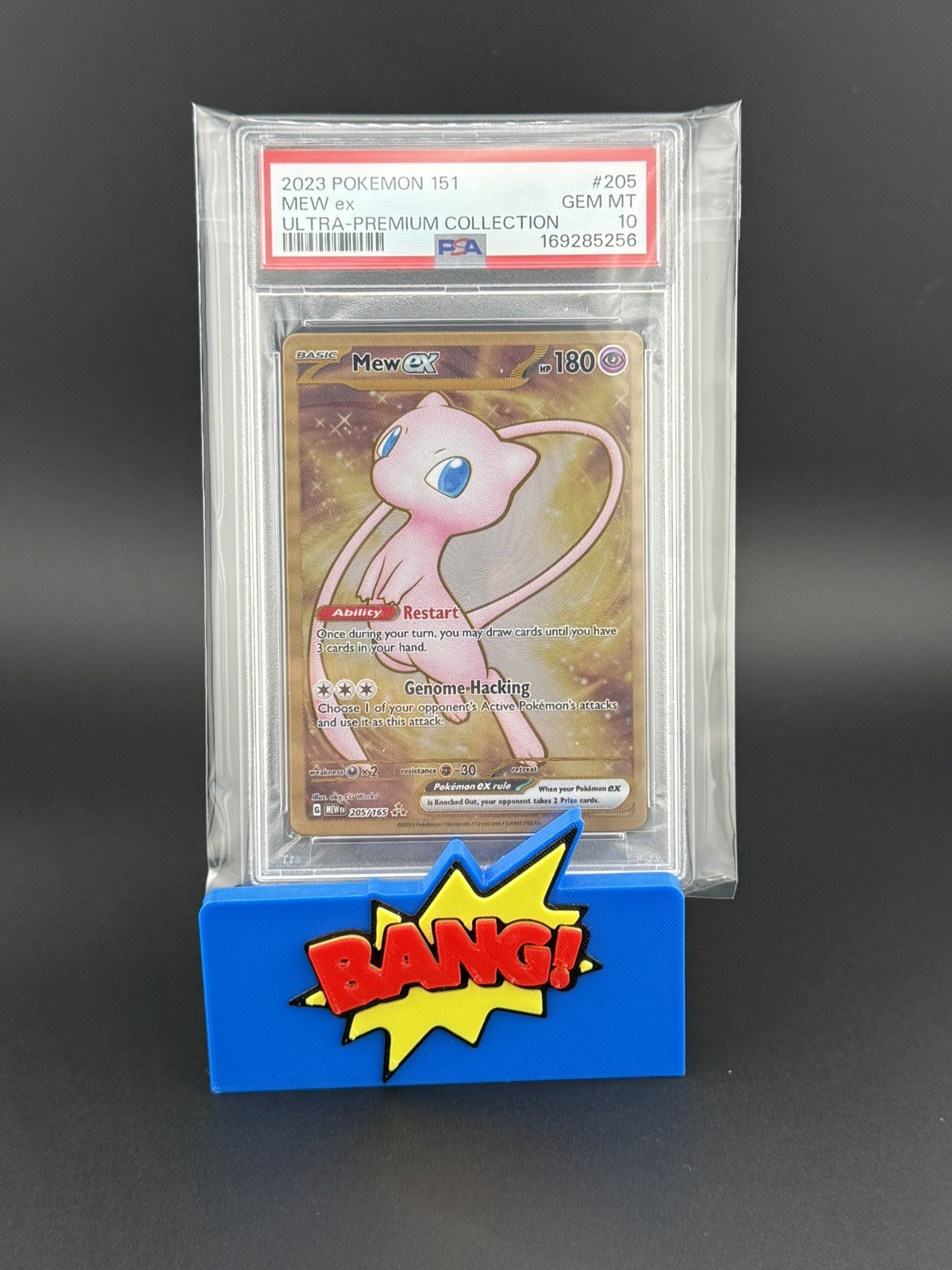 2023 POKEMON 151 ULTRA-PREMIUM COL #205 MEW EX PSA 10 Gem Mint Metal 2023 POKEMON 151 ULTRA-PREMIUM COL #205 MEW EX PSA 10 Gem Mint Metal
