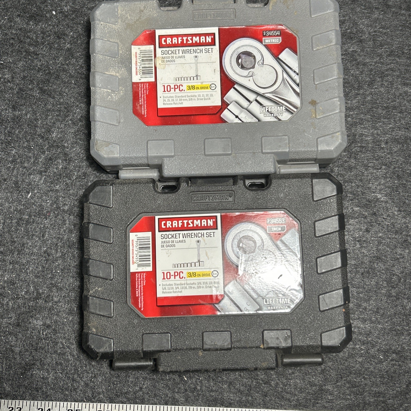 Craftsman 10 Pieces Socket SAE & Metric 3/8\