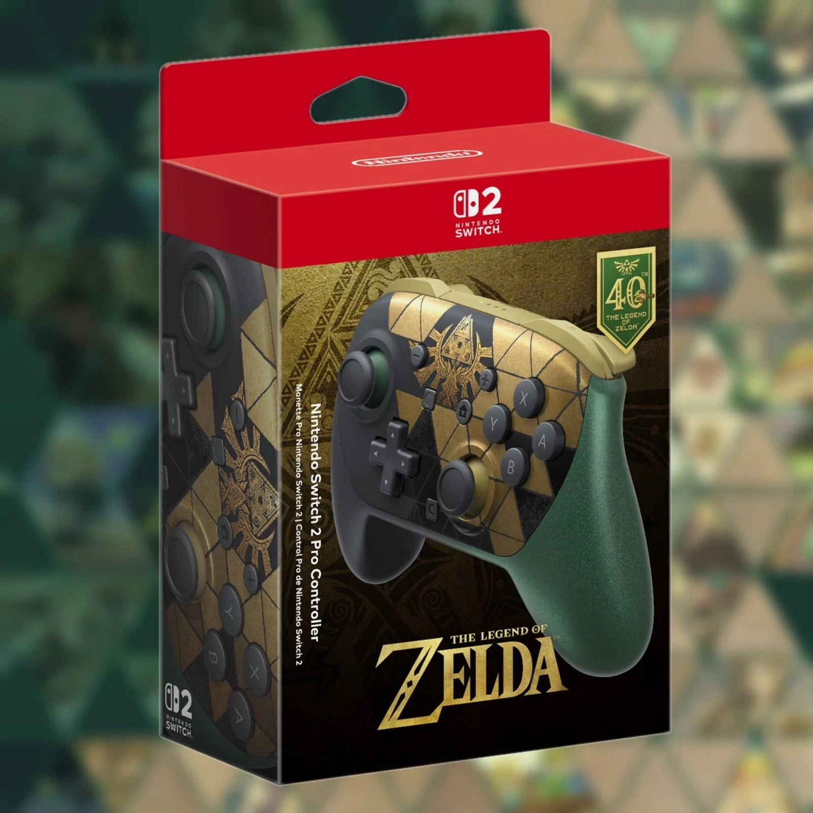 Nintendo Switch 2 Pro Controller The Legend of Zelda 40th Anniversary PRESALE
