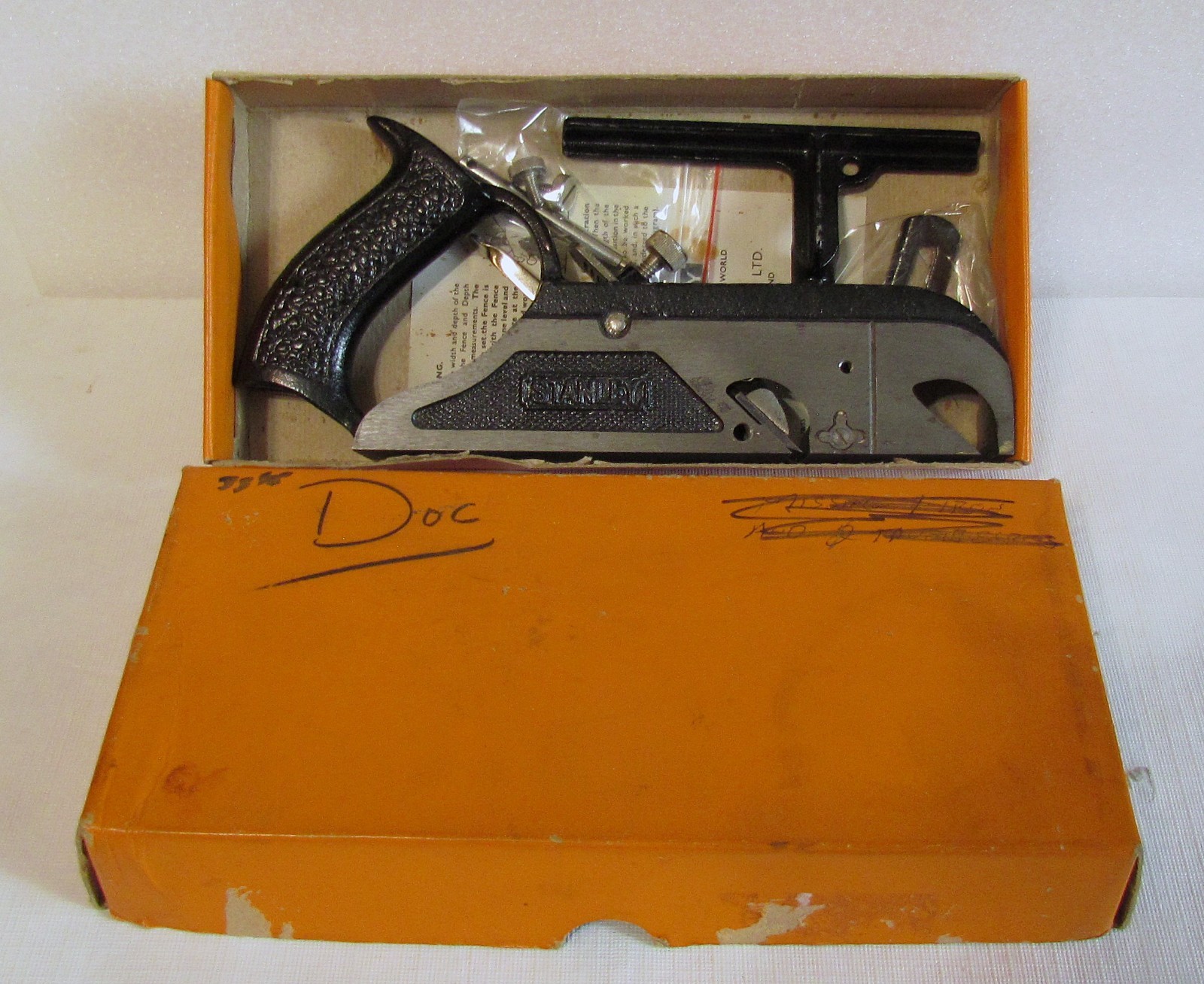 Vintage Stanley # 78 Rabbet Plane England Complete in Box Vintage Stanley # 78 Rabbet Plane England Complete in Box