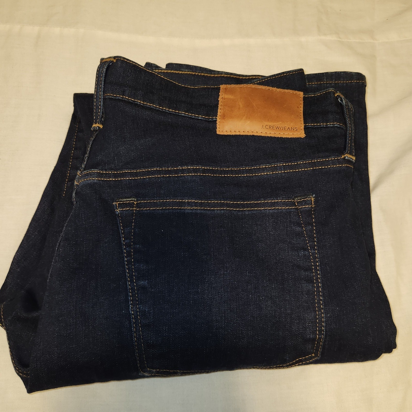 J.Crew 1040 Athletic Fit Jeans Mens 34x32 Dark Wash Indigo Denim Pants