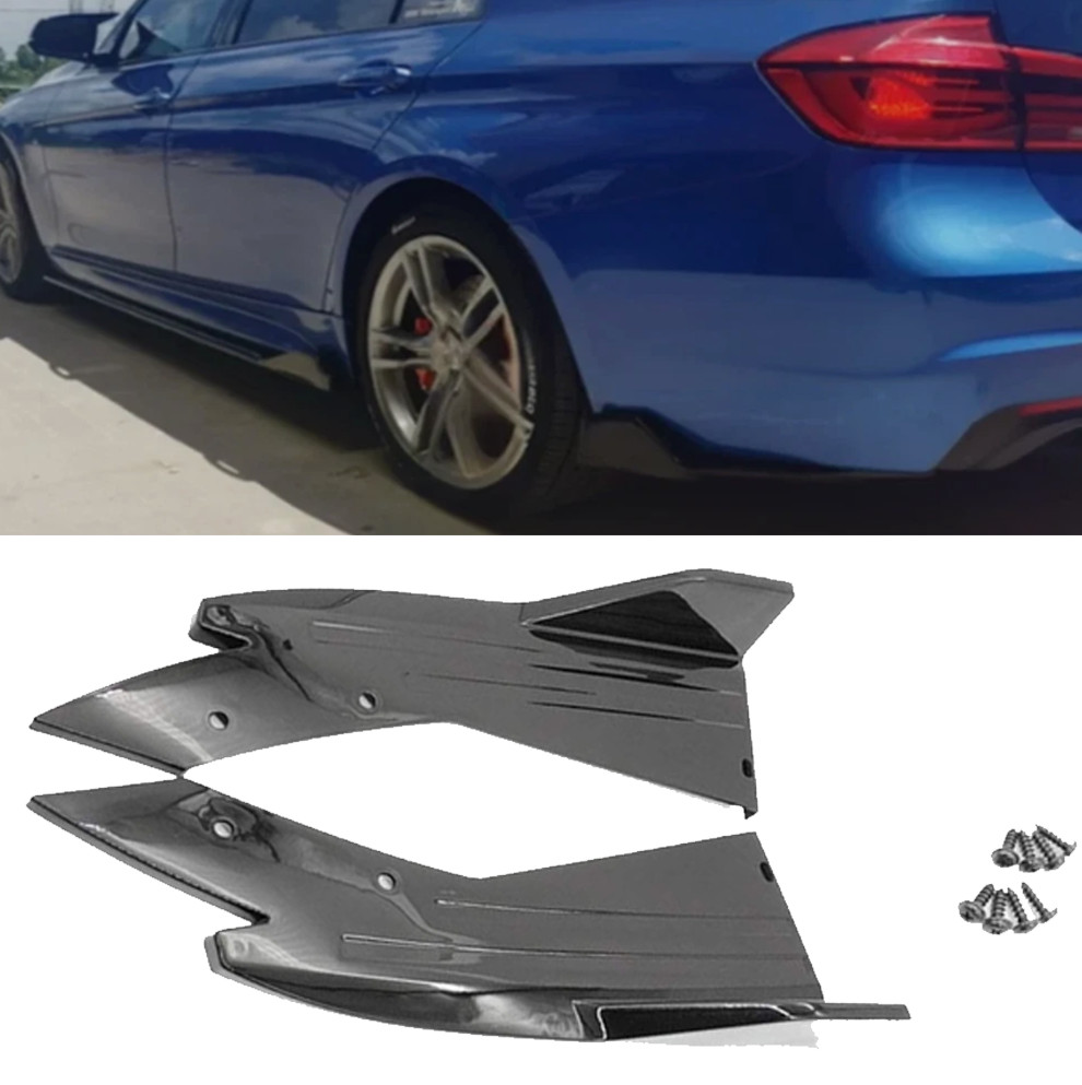 For BMW 4 Series Rear Bumper Lip Diffuser Splitter Spoiler Glossy Black