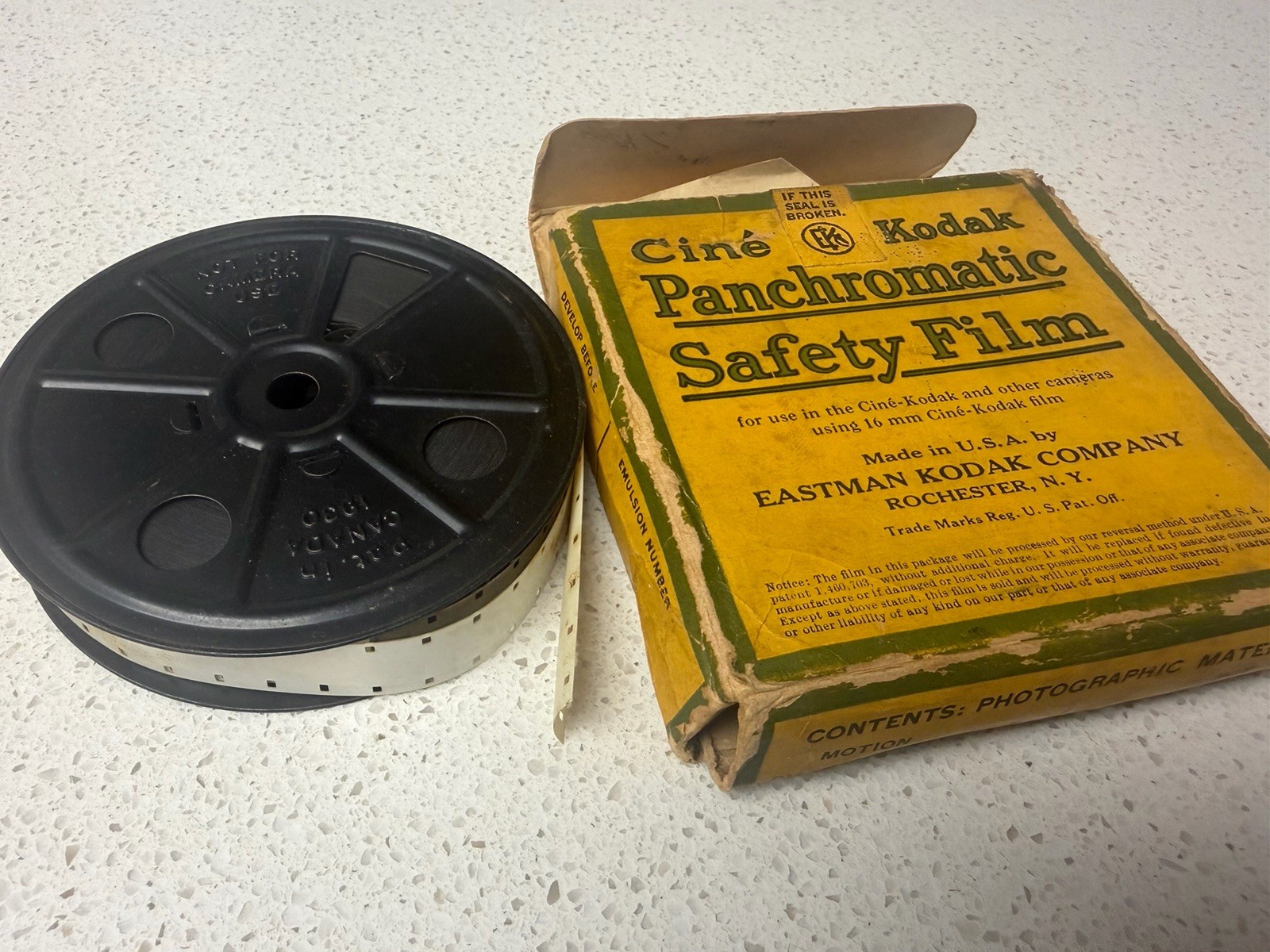 Vintage 1930s Kodak 16mm Golf Film Reel Boxes Notes Bobby Jones Yates Mention