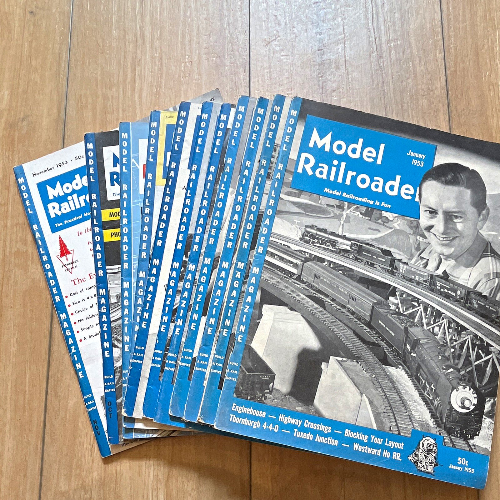 Vintage Model Railroader Magazine Jan 1853 thru Nov 1953 Vintage Model Railroader Magazine Jan 1853 thru Nov 1953