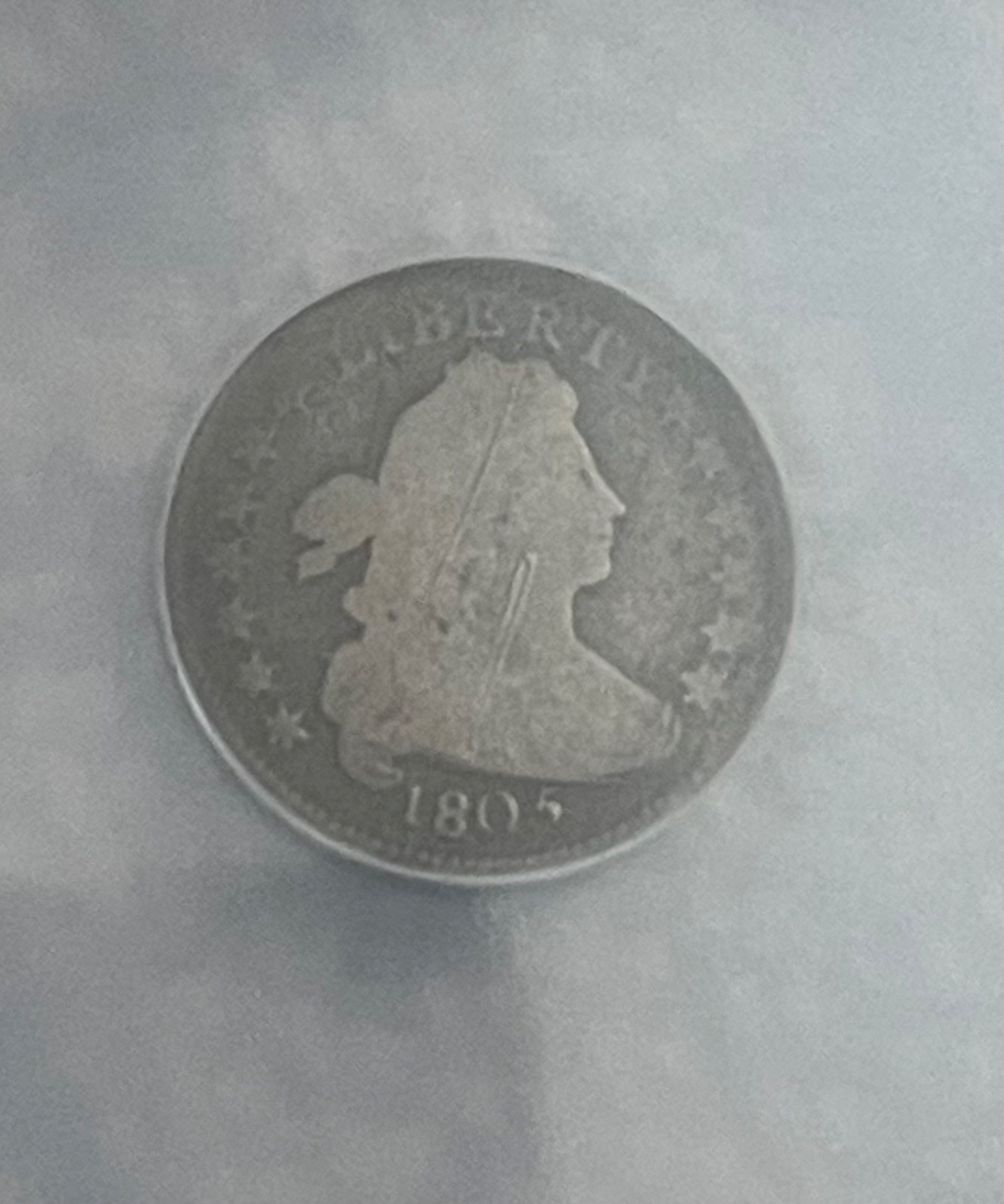 1805 Draped Bust Dime 5 Berries (NCS G Details)